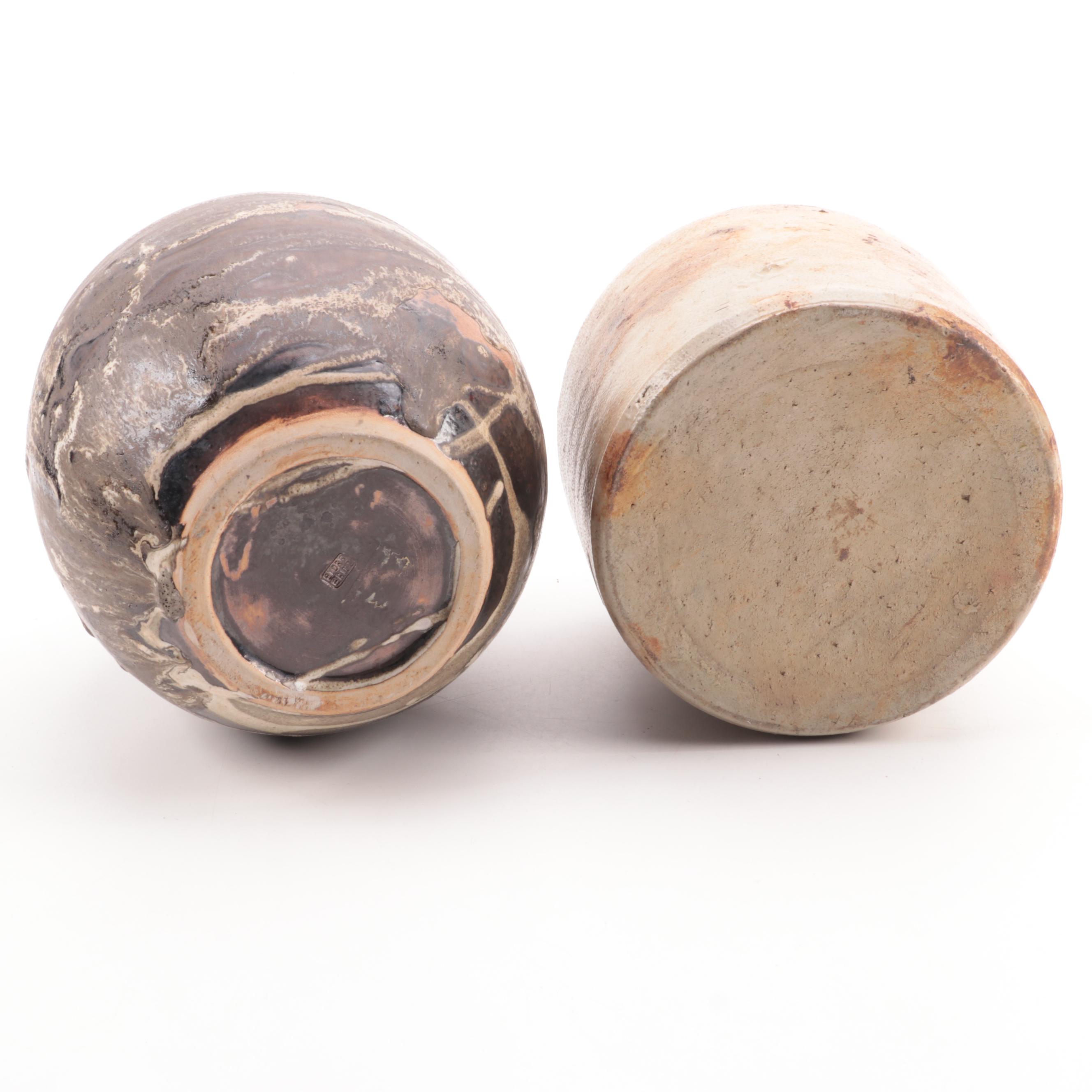 Storr Britz and Other Glazed Stoneware Jug