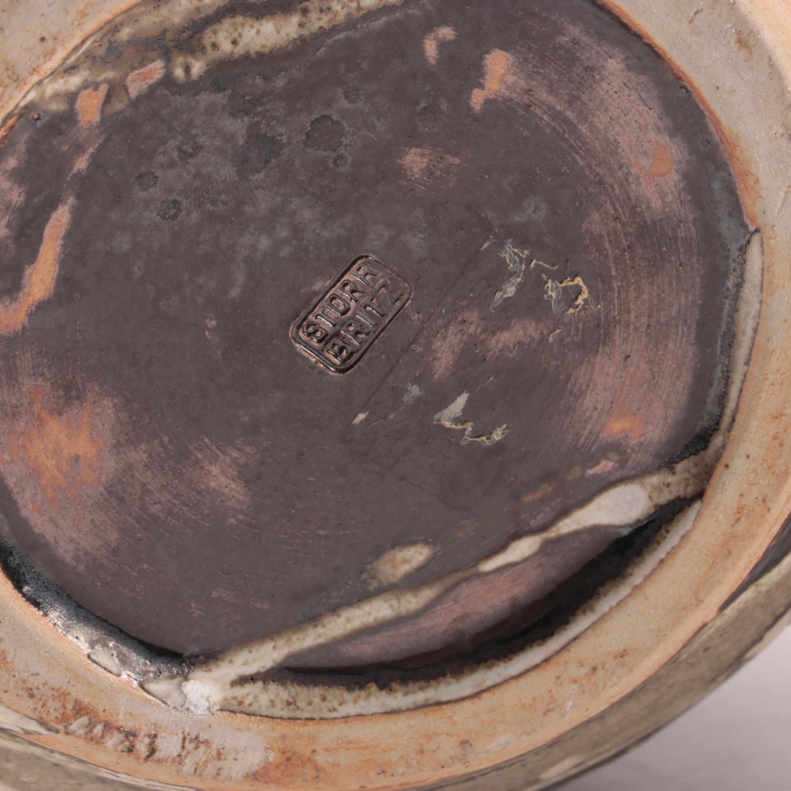 Storr Britz and Other Glazed Stoneware Jug