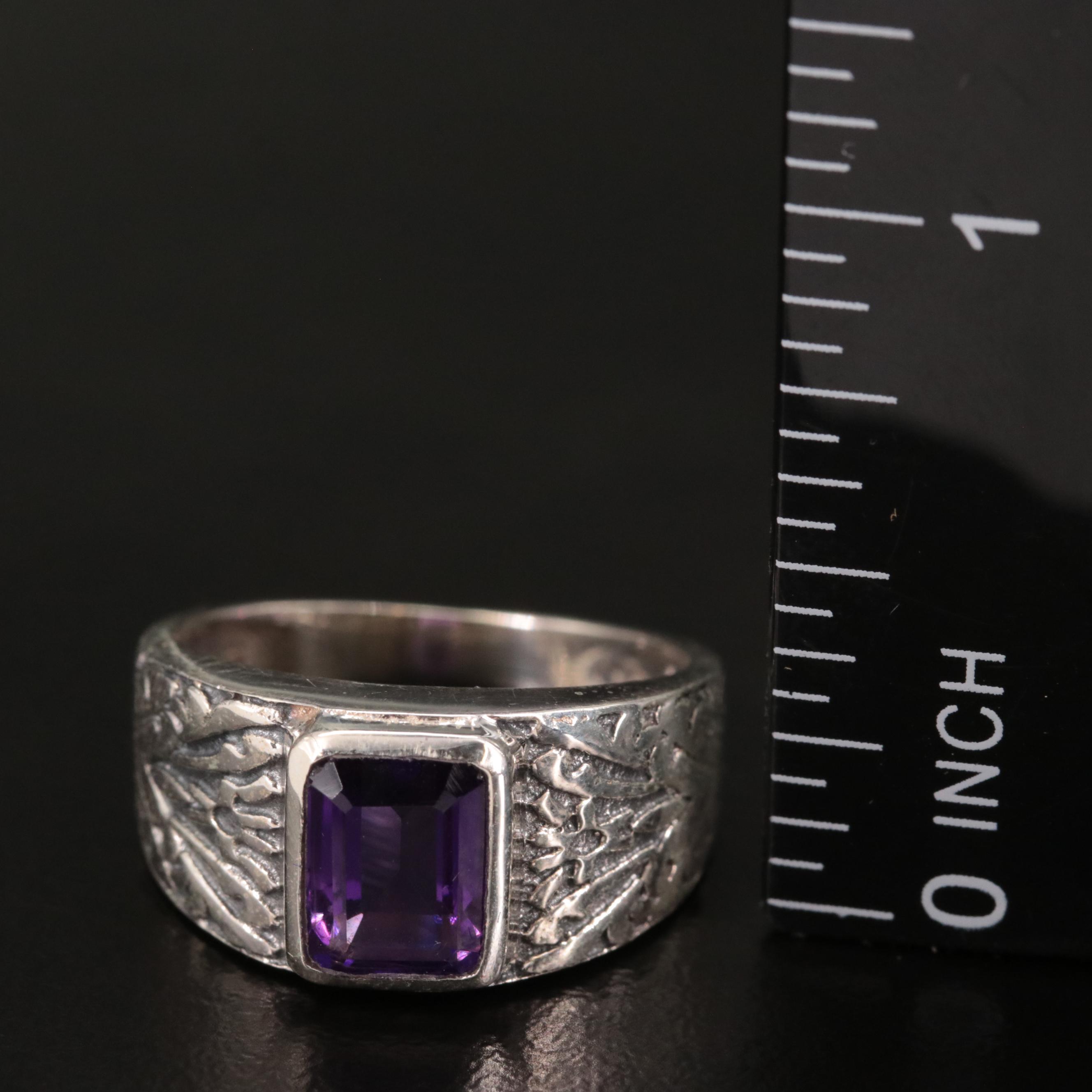 Sterling Amethyst Ring