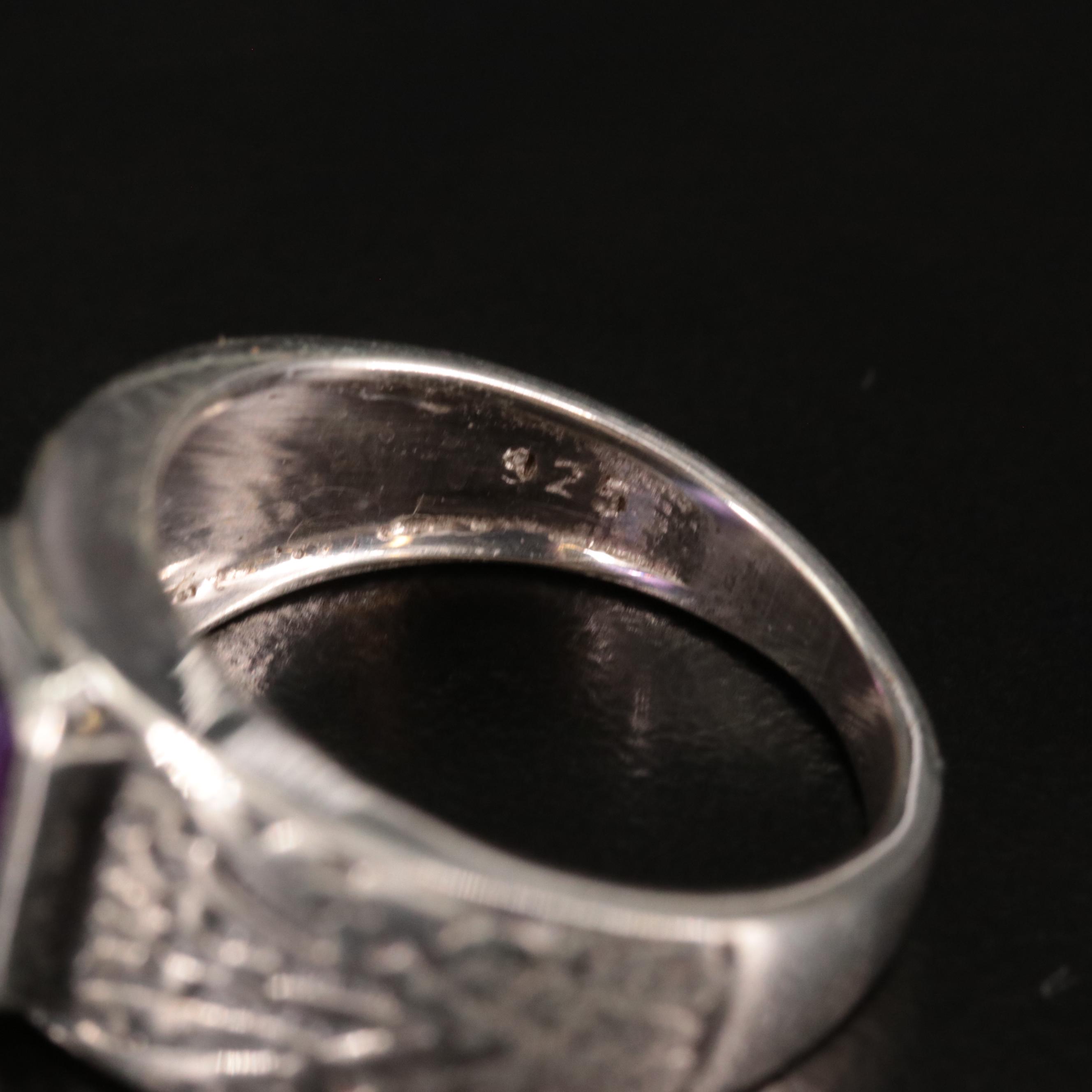 Sterling Amethyst Ring