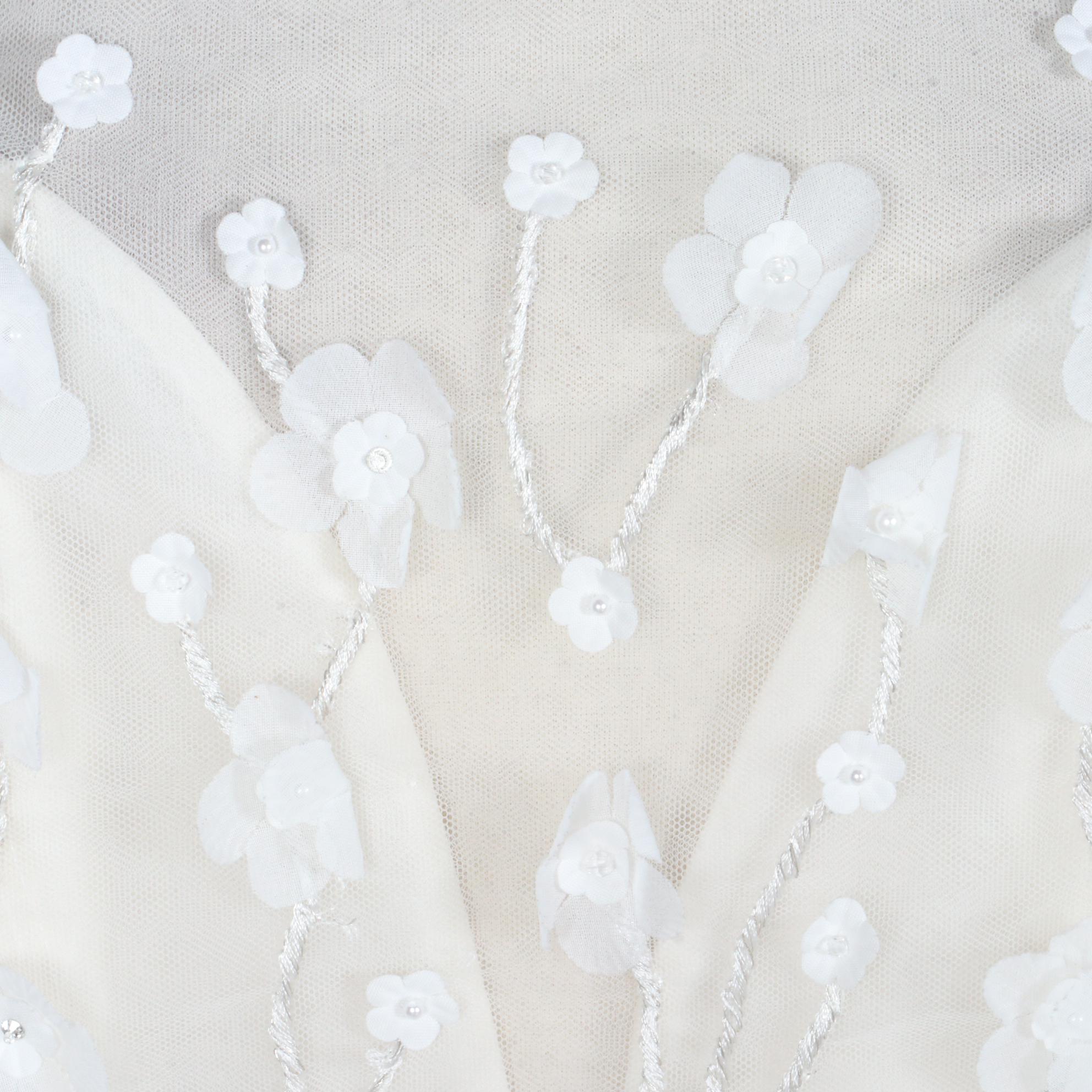 Antonio Gual for Tulle New York Altered Aria Embroidered Wedding Dress in Silk