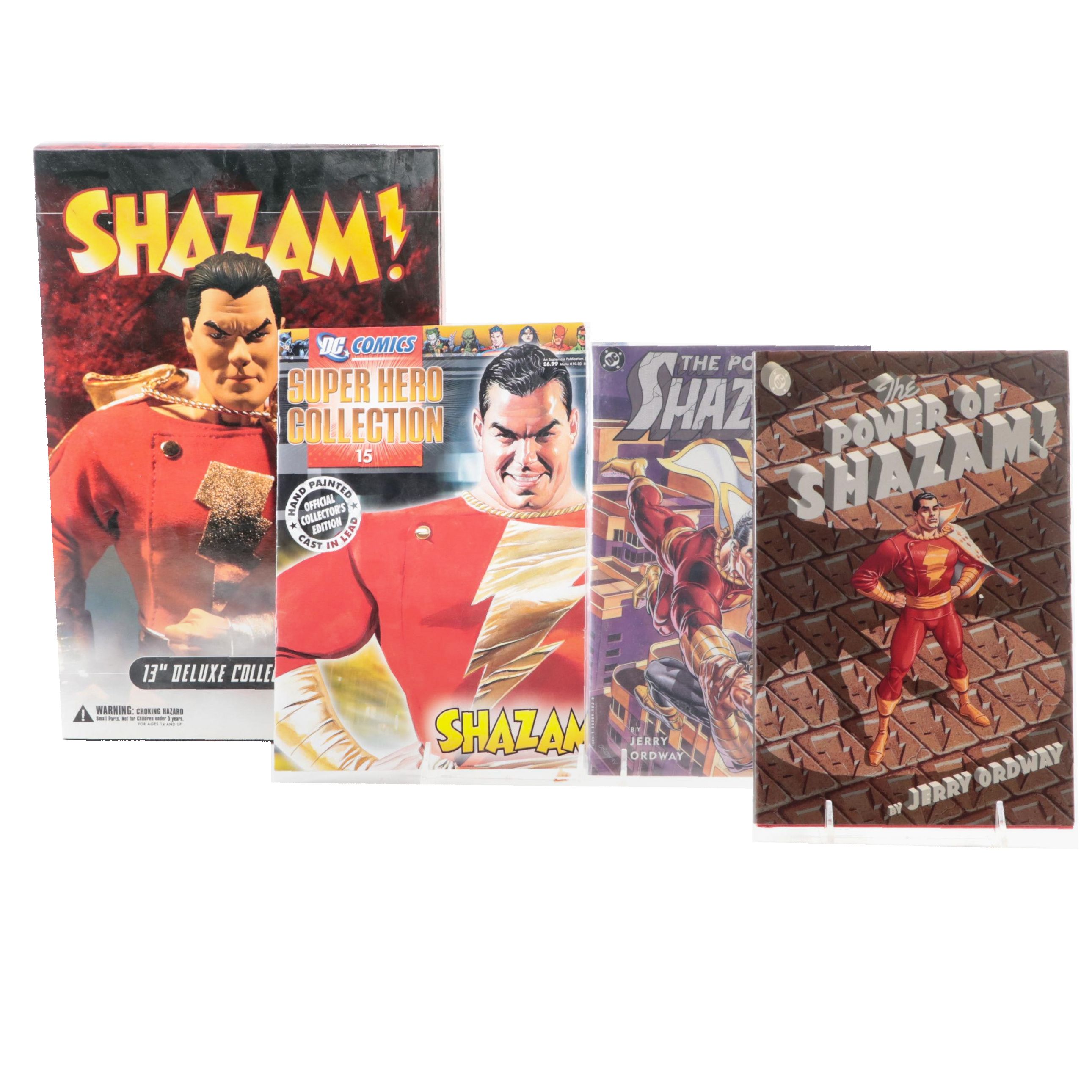 Shazam! Comic Book, Deluxe Collector Figure, and More, 1990s–2000s