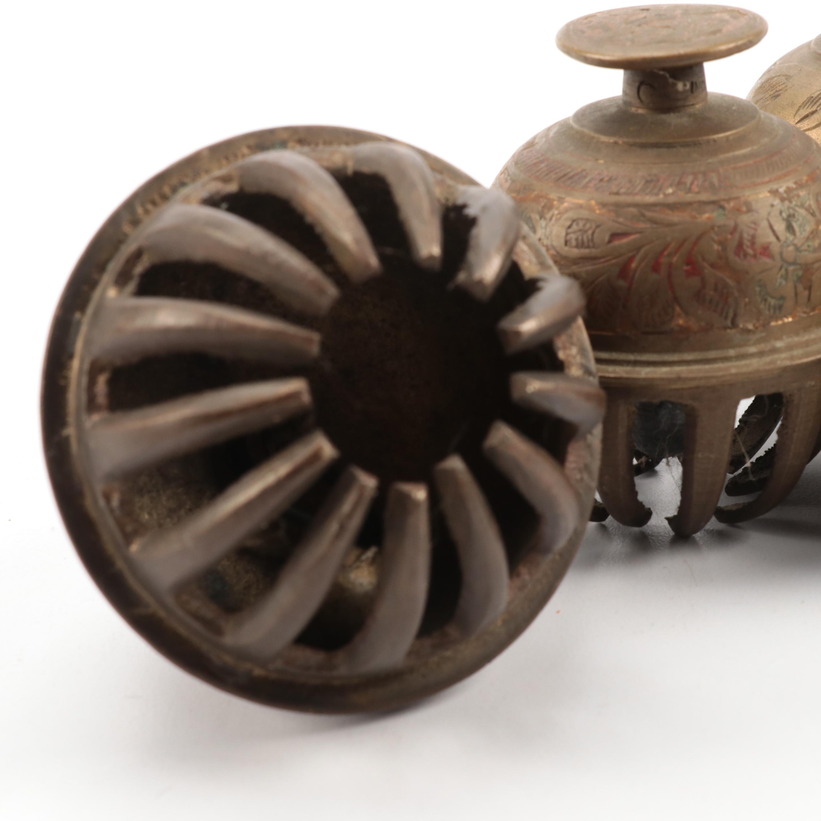 Elephant Claw and Other Indian Brass Bells