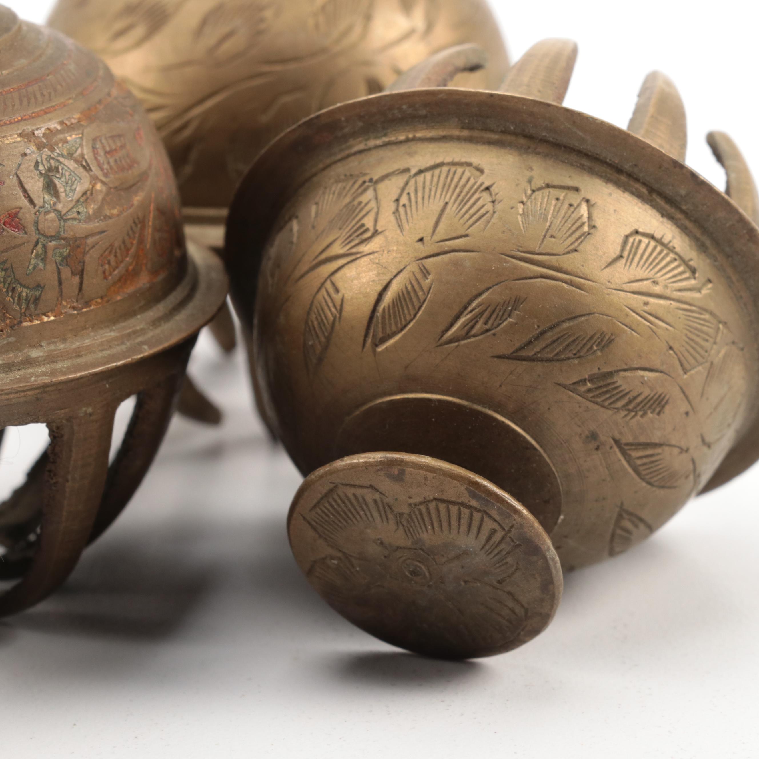Elephant Claw and Other Indian Brass Bells