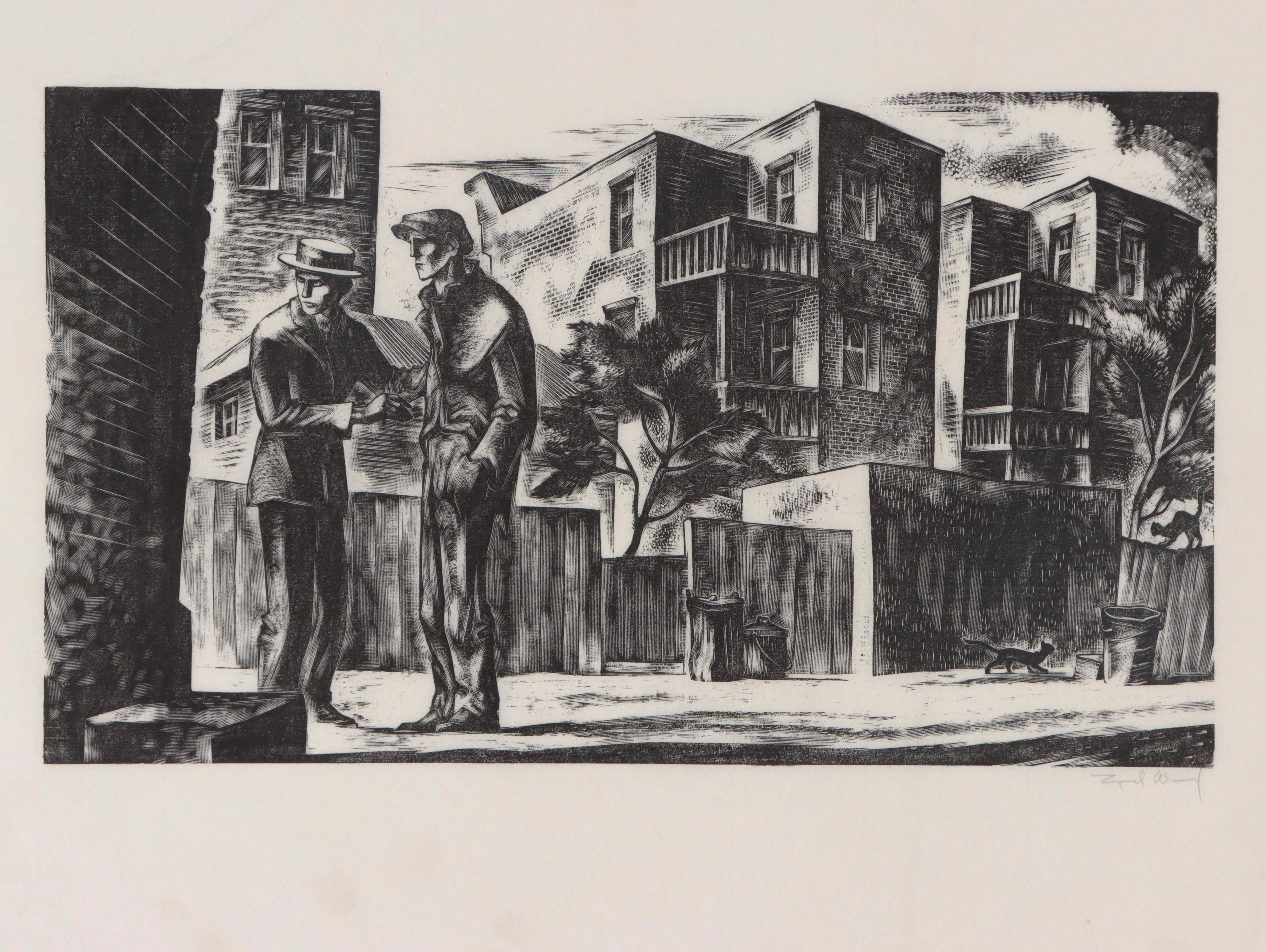 Lynd Ward Figurative Wood Engraving Illustrations