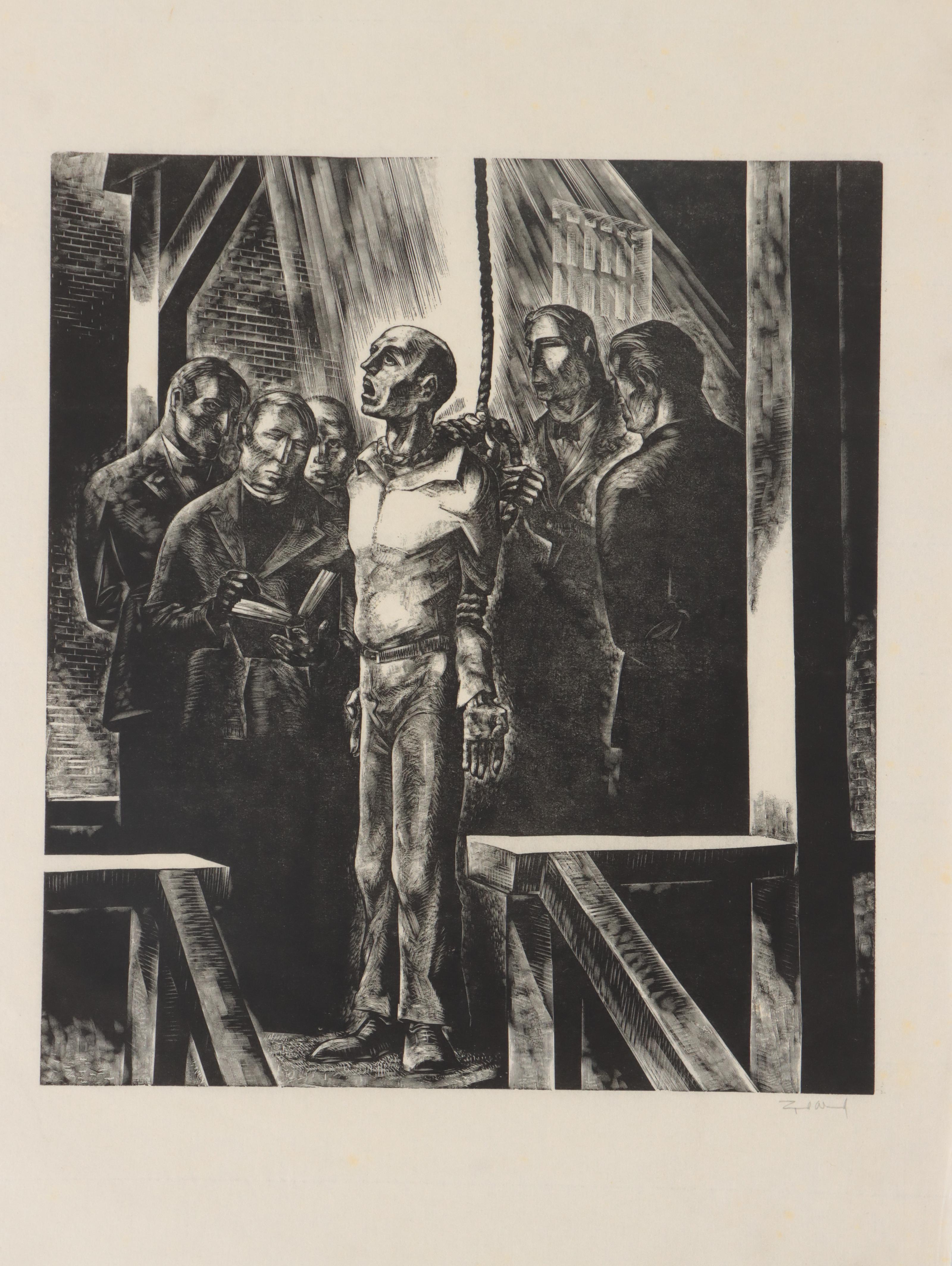 Lynd Ward Figurative Wood Engraving Illustrations