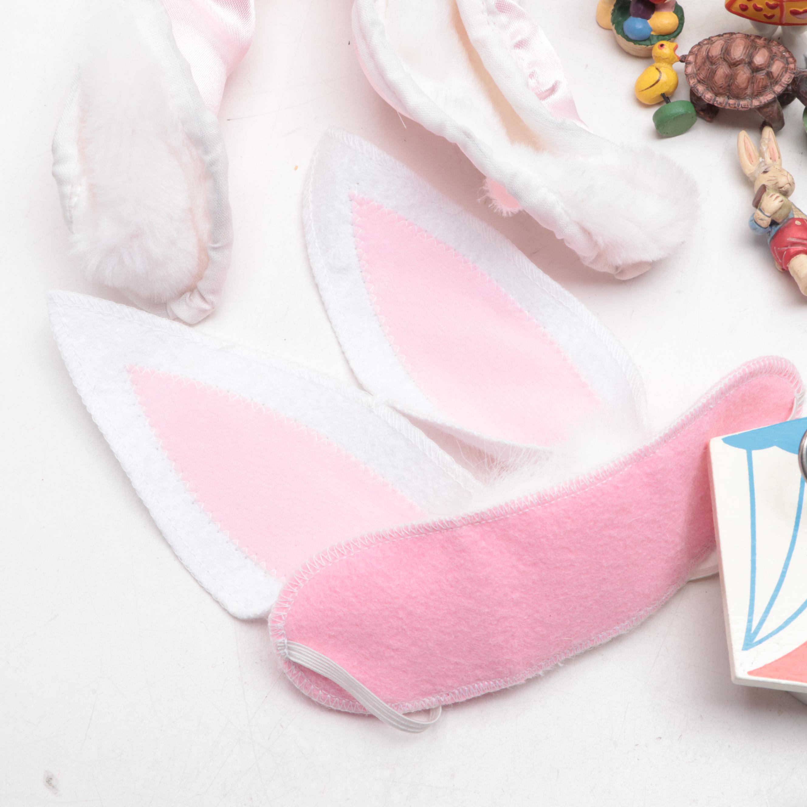 Easter Ornaments With Bunny Ears Headband and More