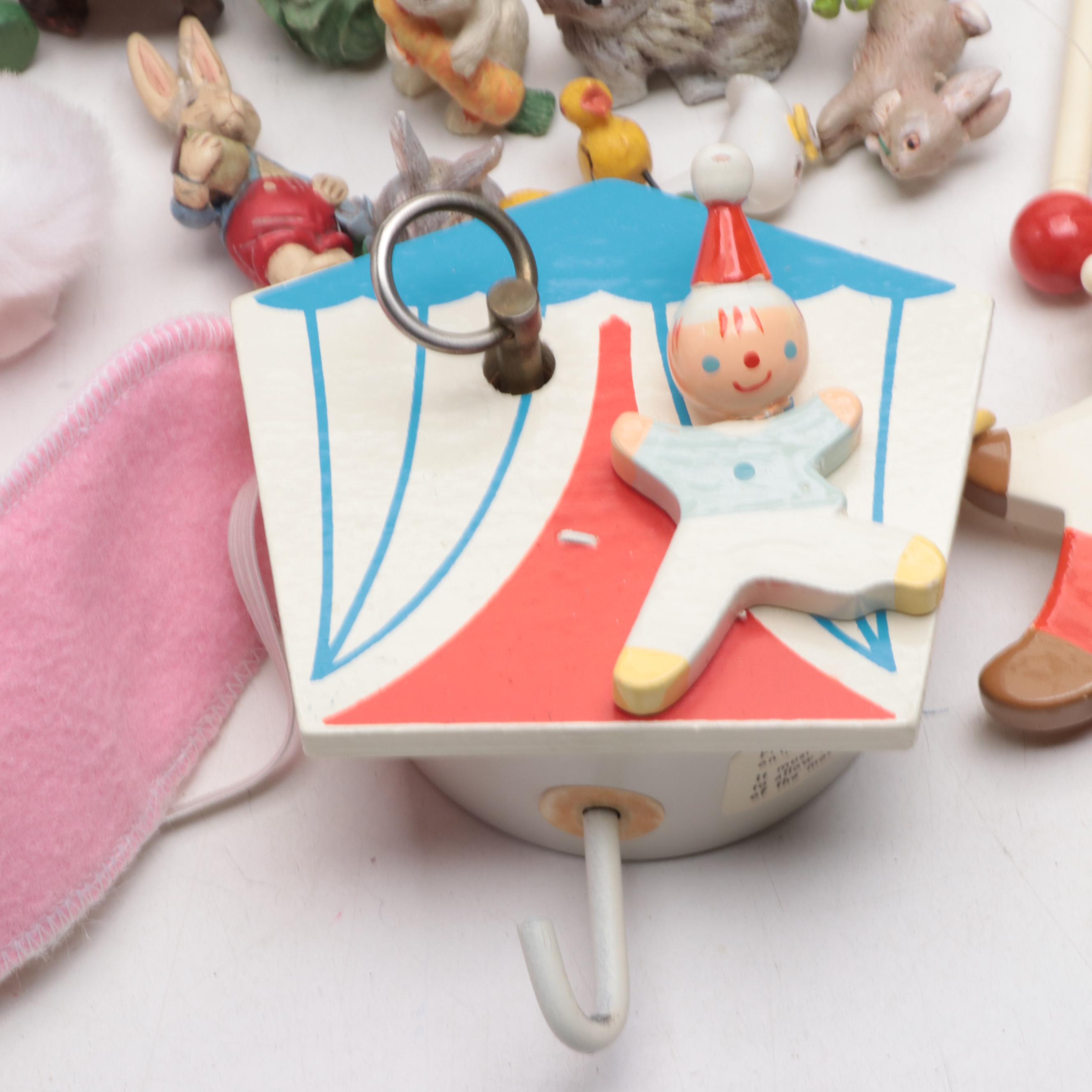 Easter Ornaments With Bunny Ears Headband and More