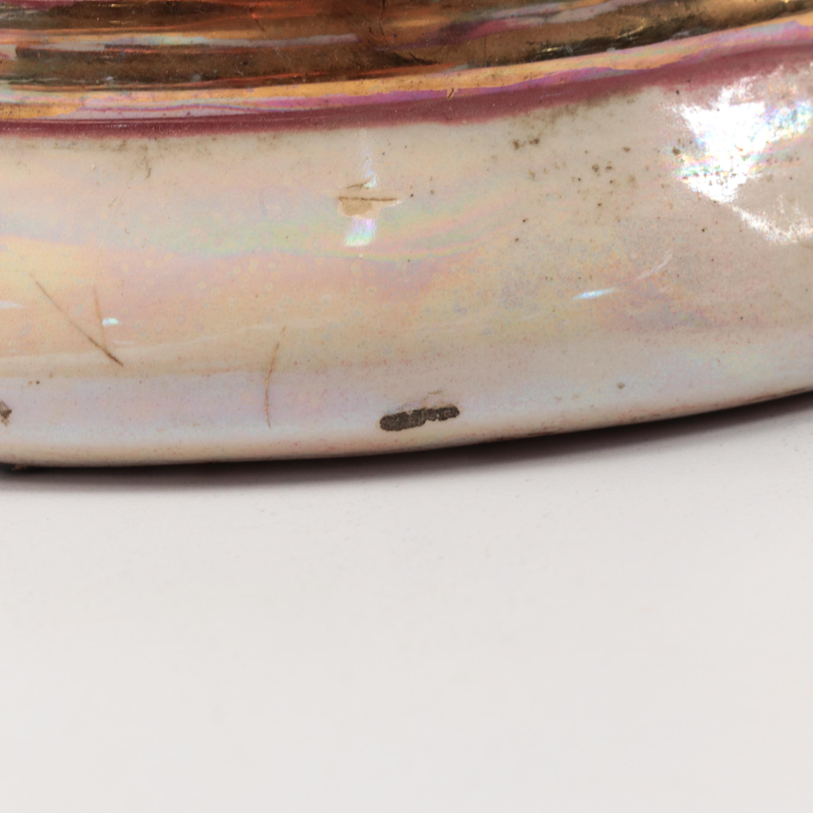 Pink Luster Glazed Beer Stein, Early to Mid-20th Century