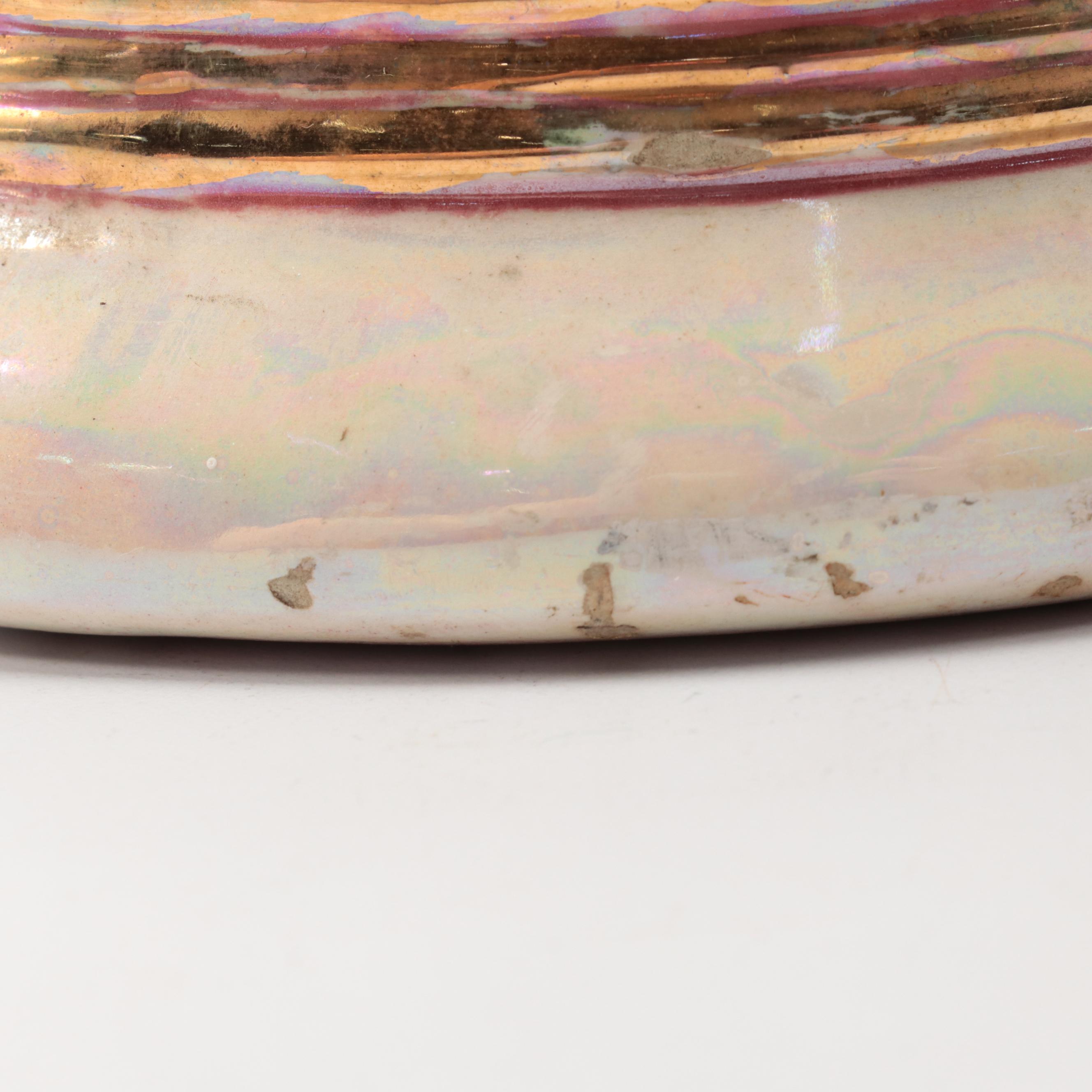 Pink Luster Glazed Beer Stein, Early to Mid-20th Century