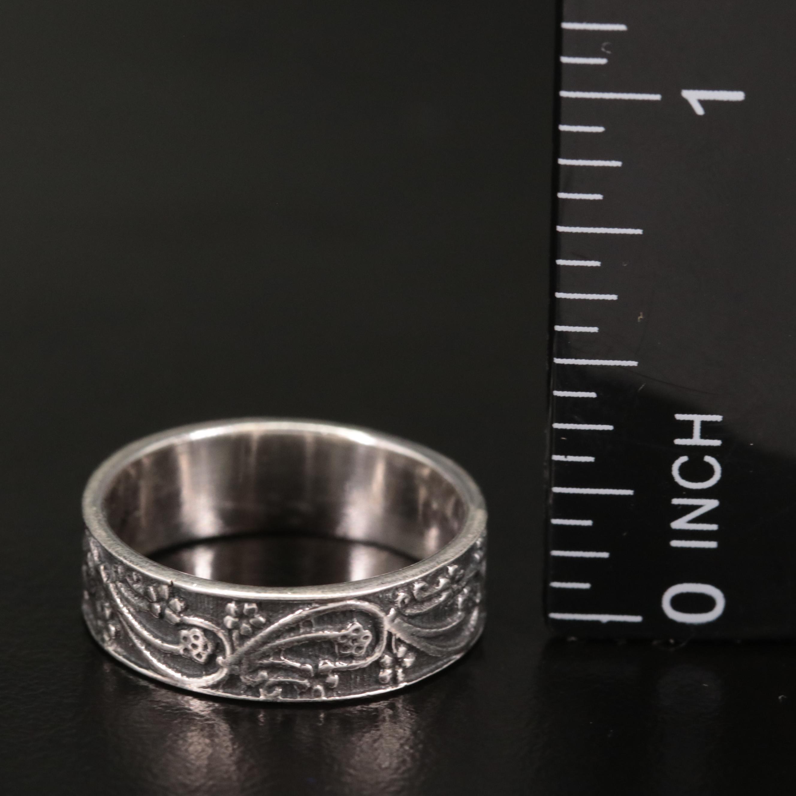 Sterling Textured Ring