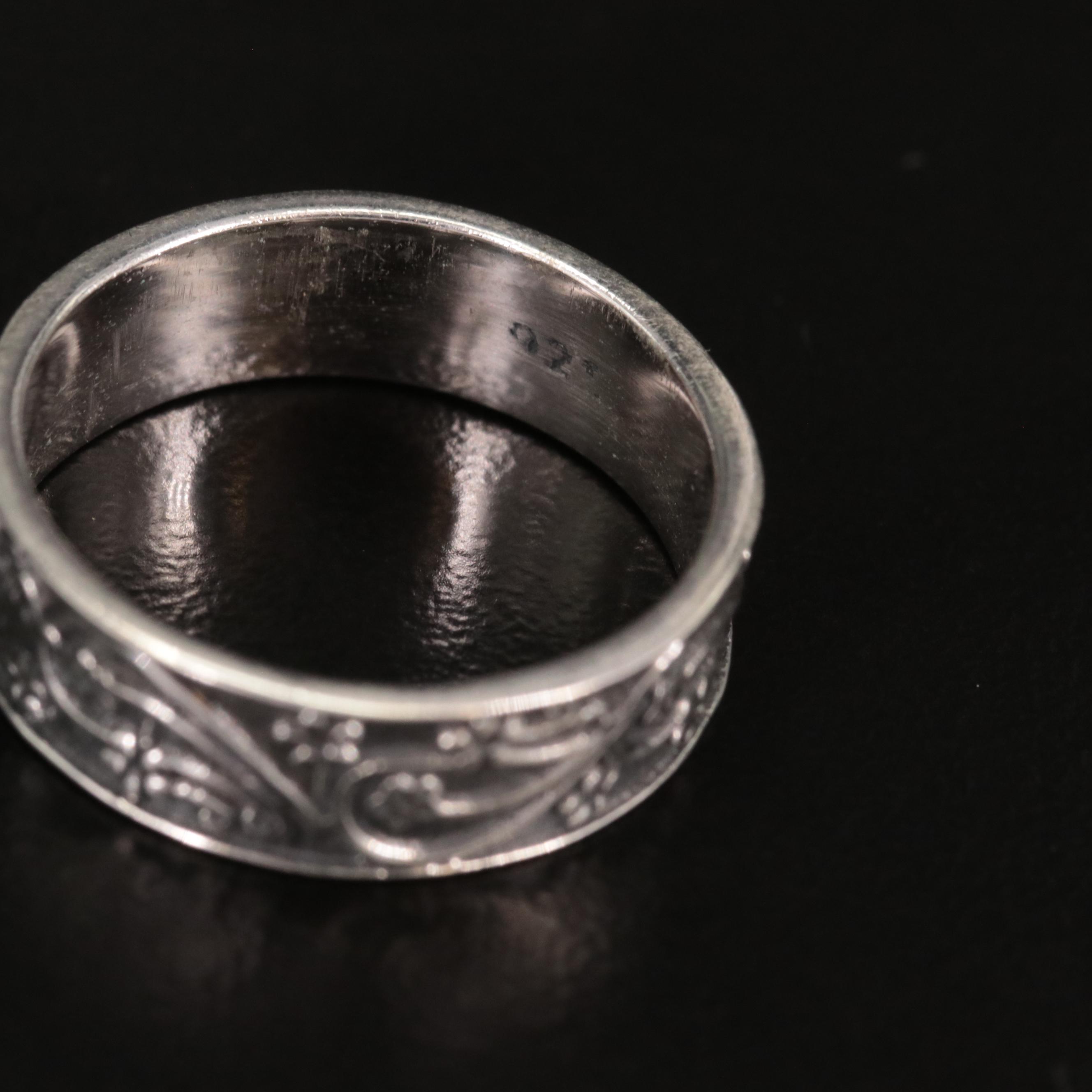 Sterling Textured Ring