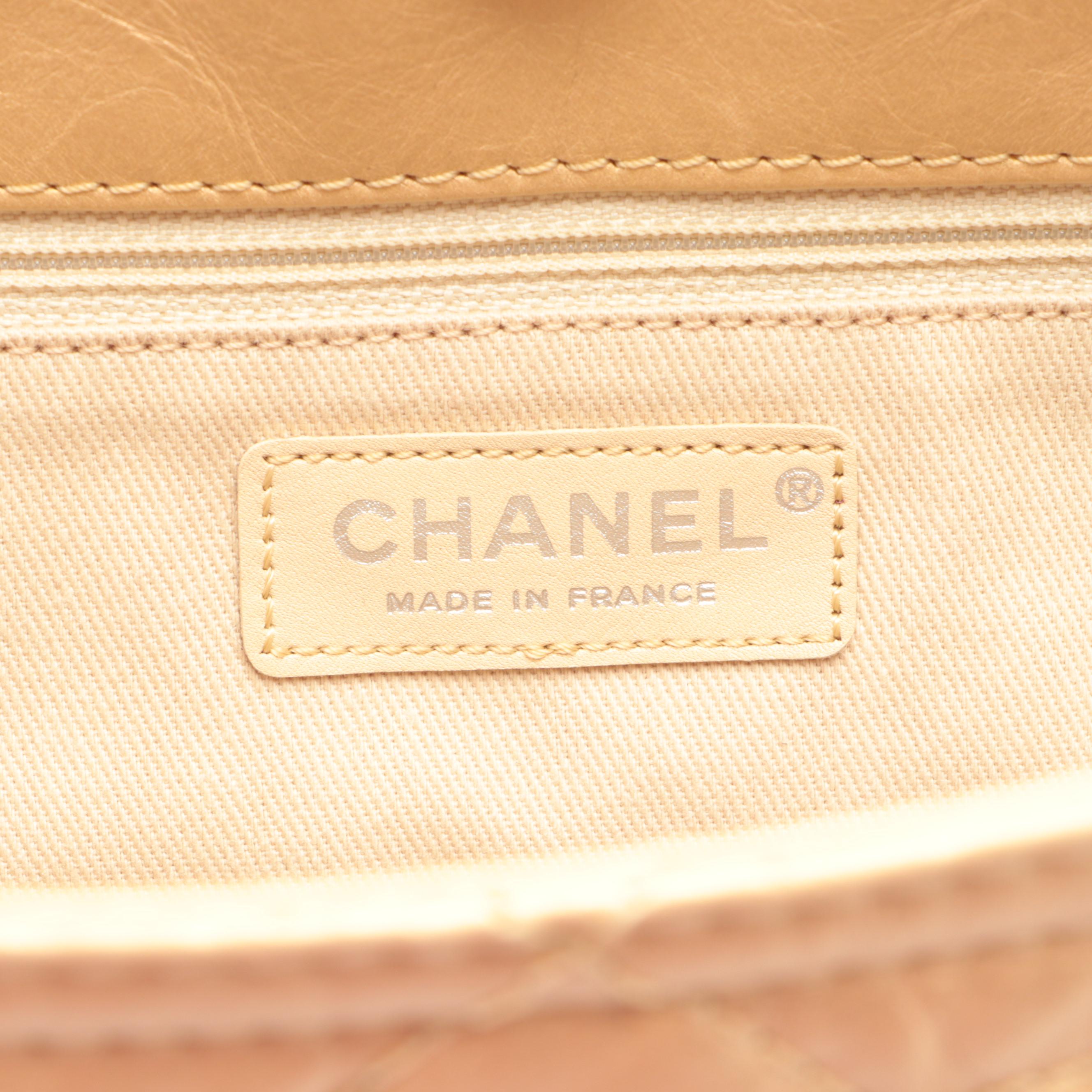 Chanel Shopping in Moscow Tote in Distressed Quilted Leather