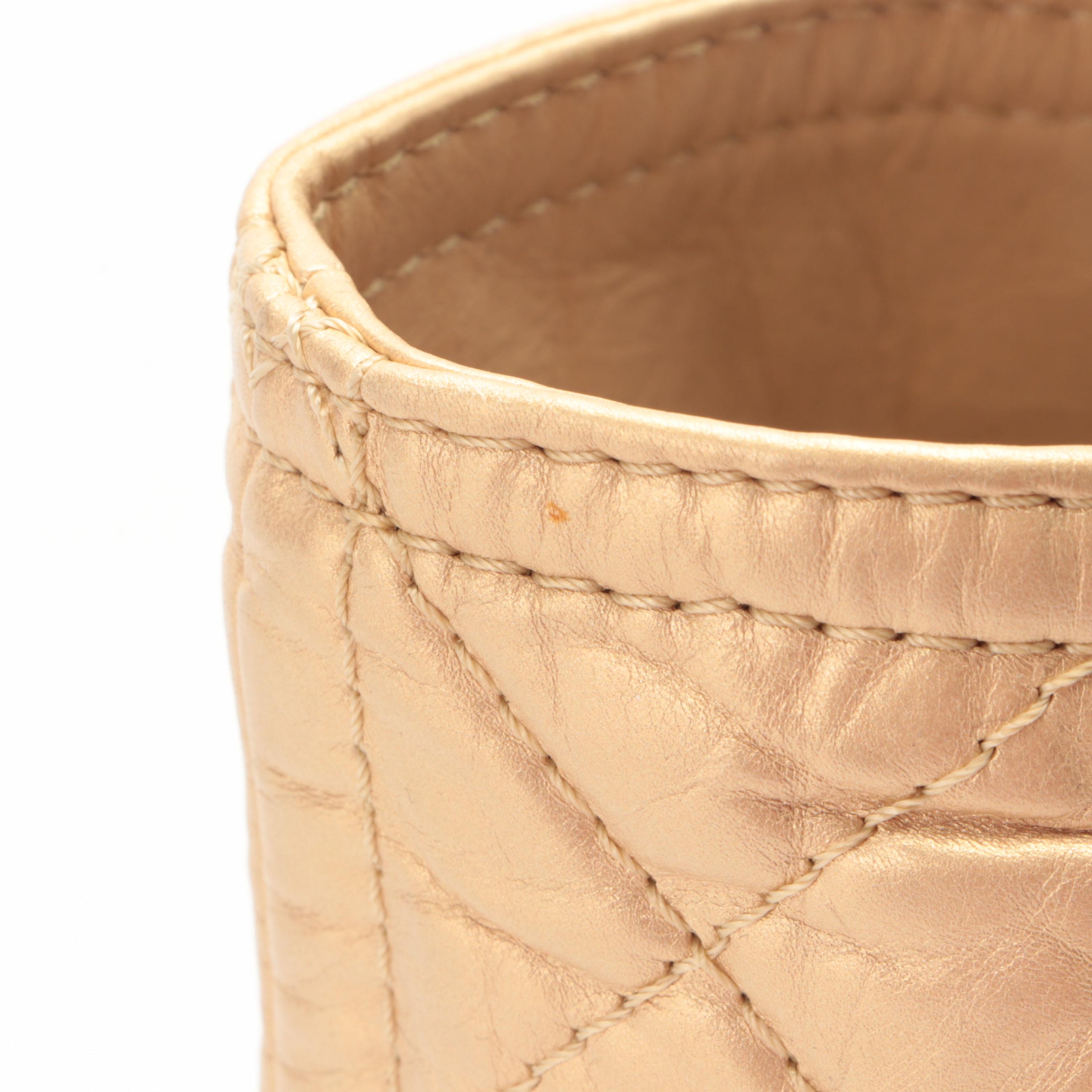 Chanel Shopping in Moscow Tote in Distressed Quilted Leather