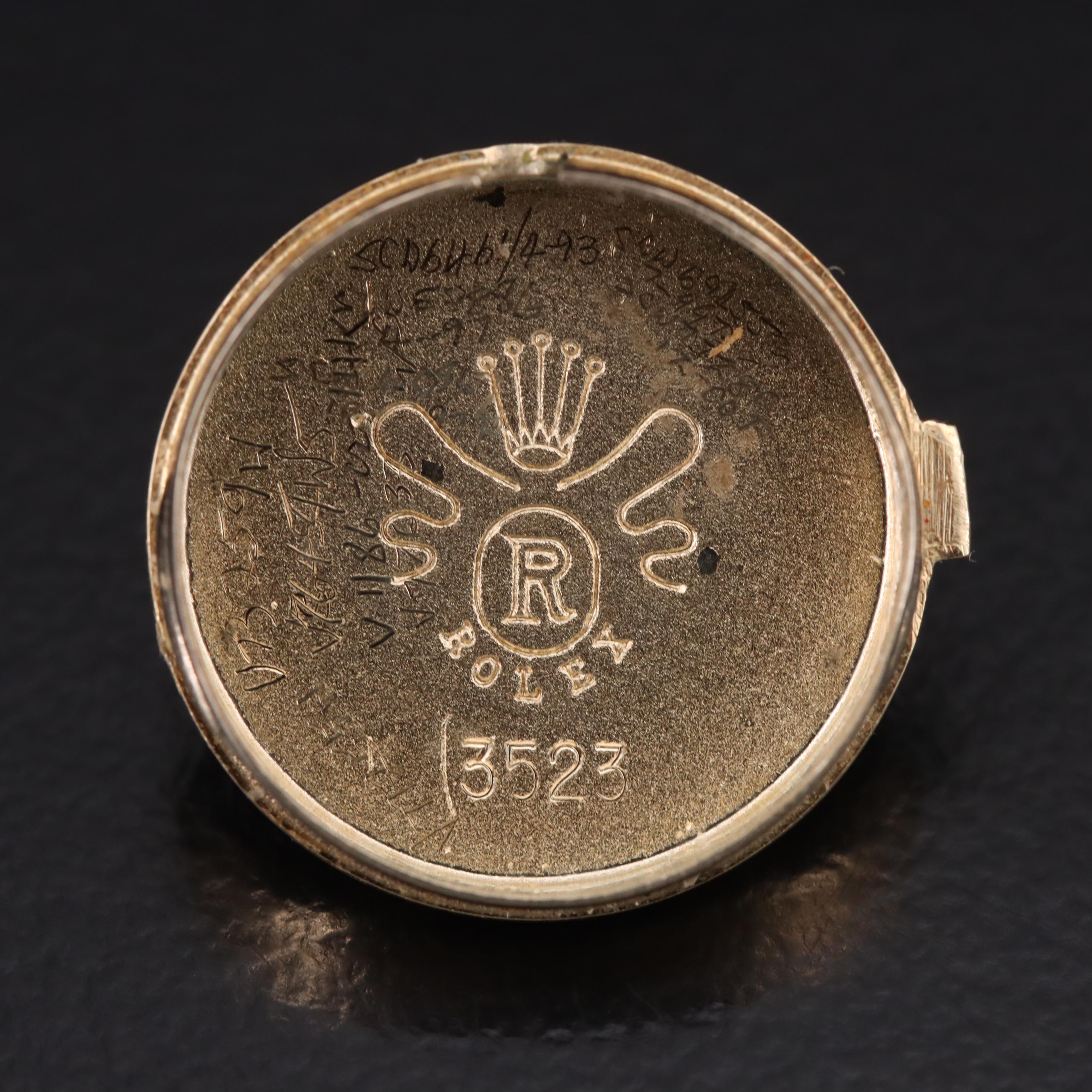 Vintage 14K Rolex Diamond Watch