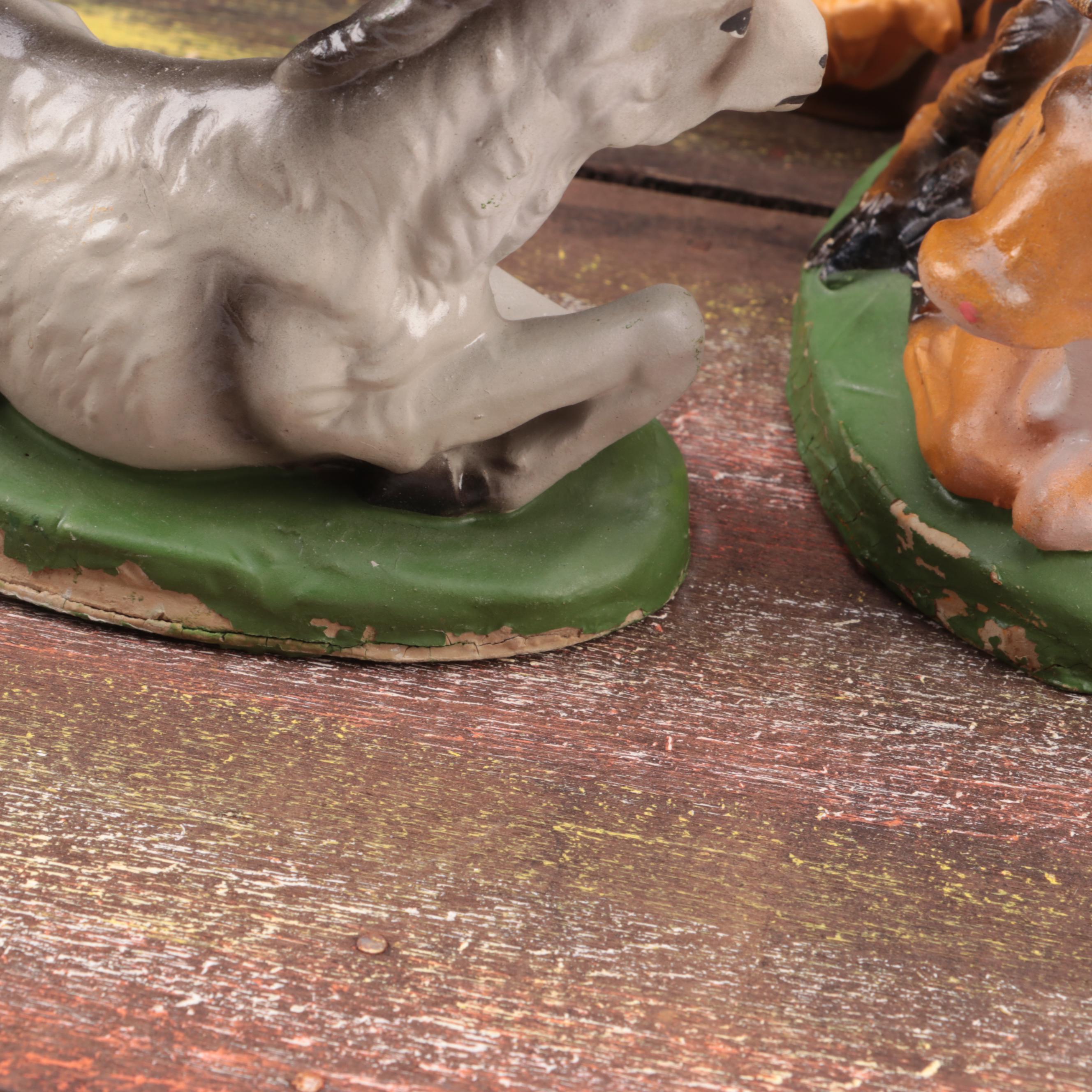 Italian Papier-Mache Nativity Set, Mid-20th Century