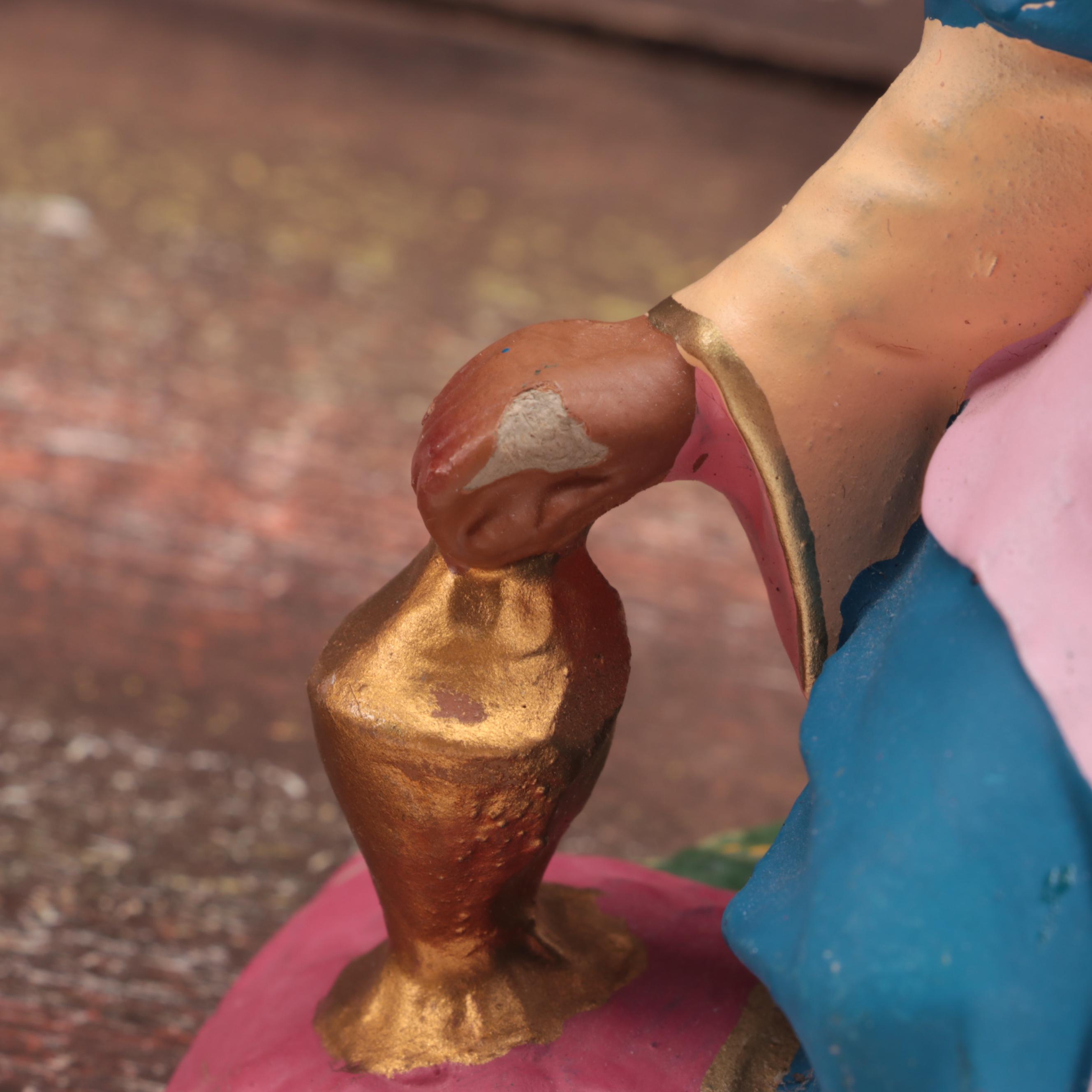 Italian Papier-Mache Nativity Set, Mid-20th Century