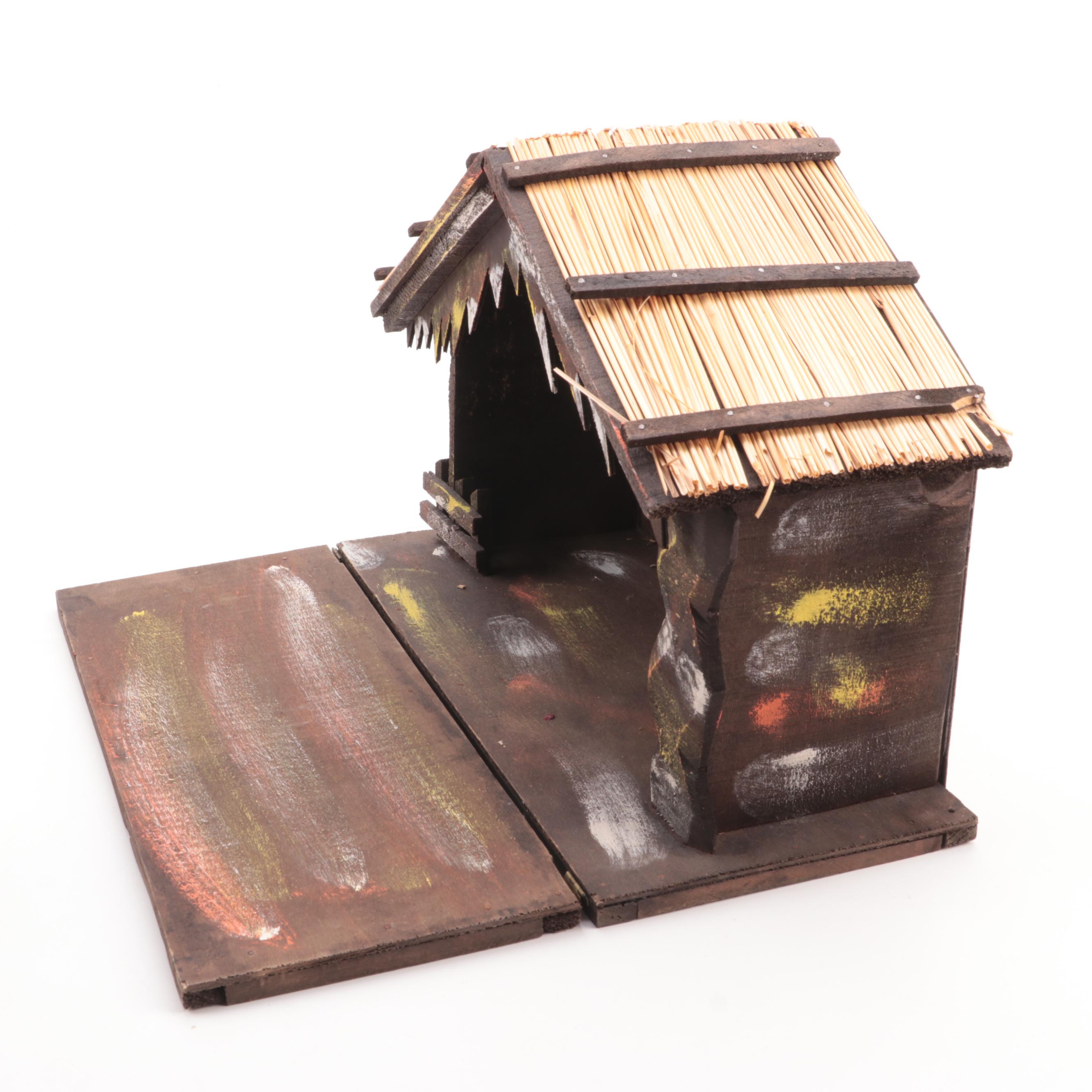 Italian Papier-Mache Nativity Set, Mid-20th Century