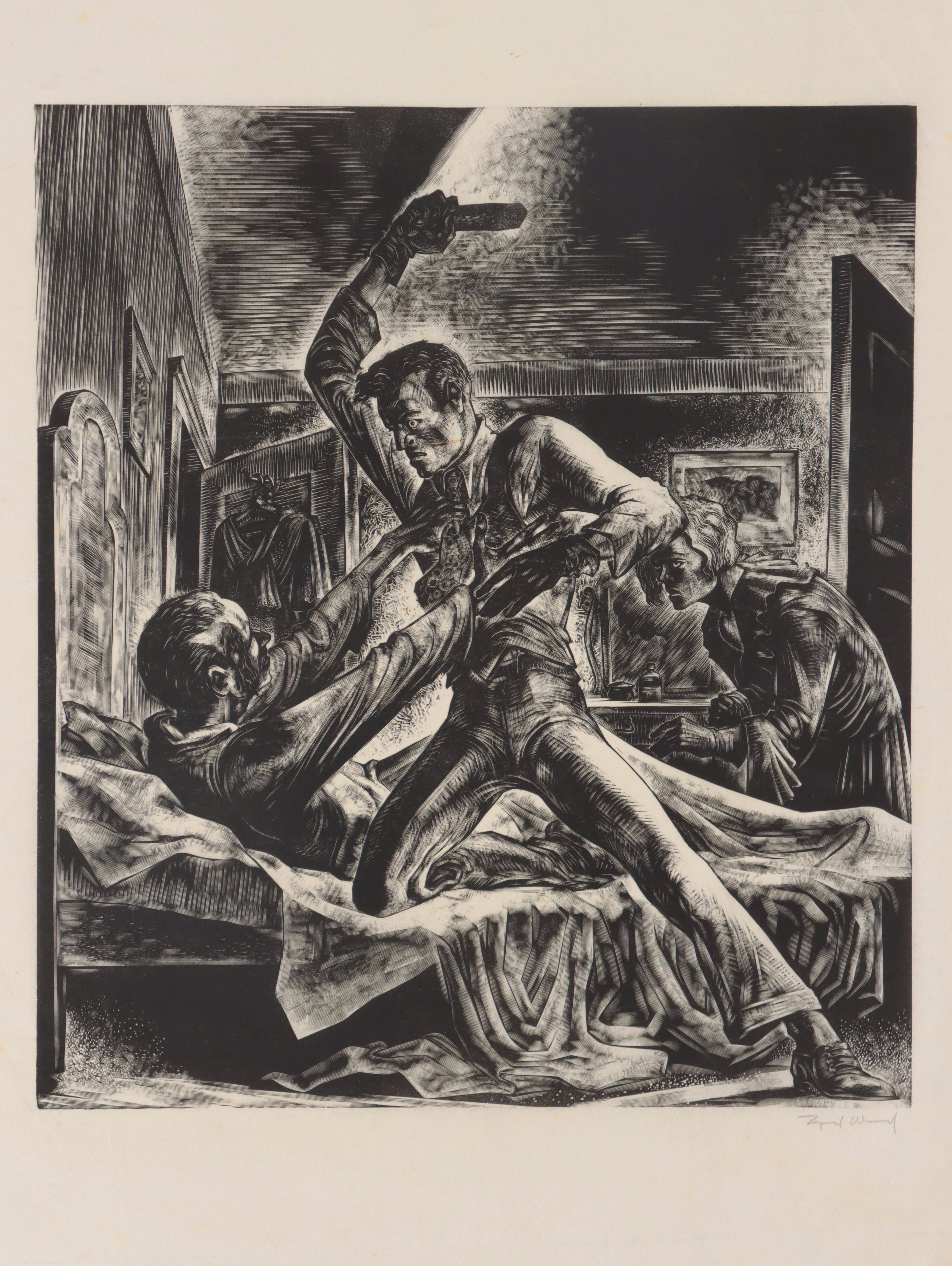 Lynd Ward Figurative Wood Engraving Illustrations