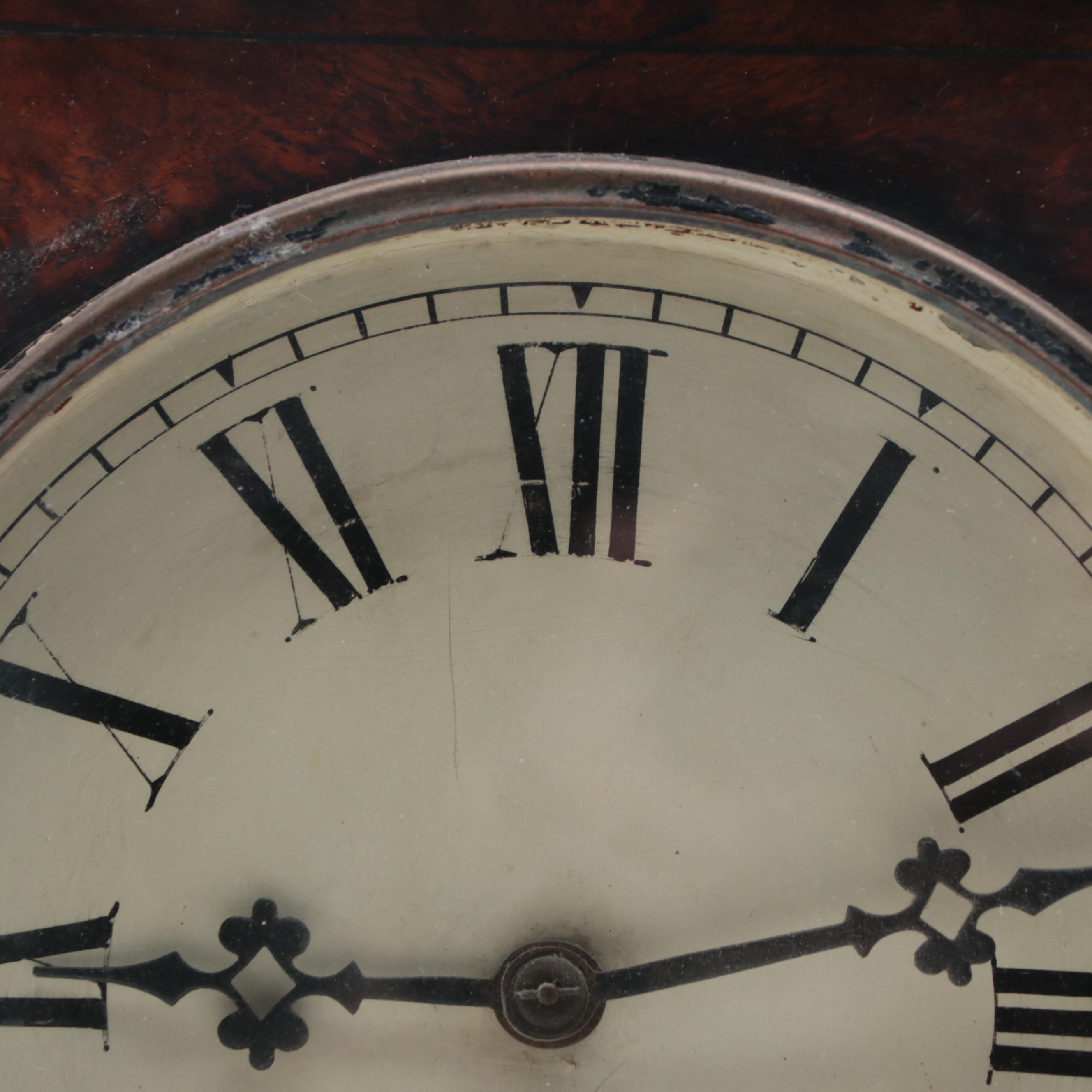 Alois Mayer Burled Veneer Beehive Clock, Early 20th Century