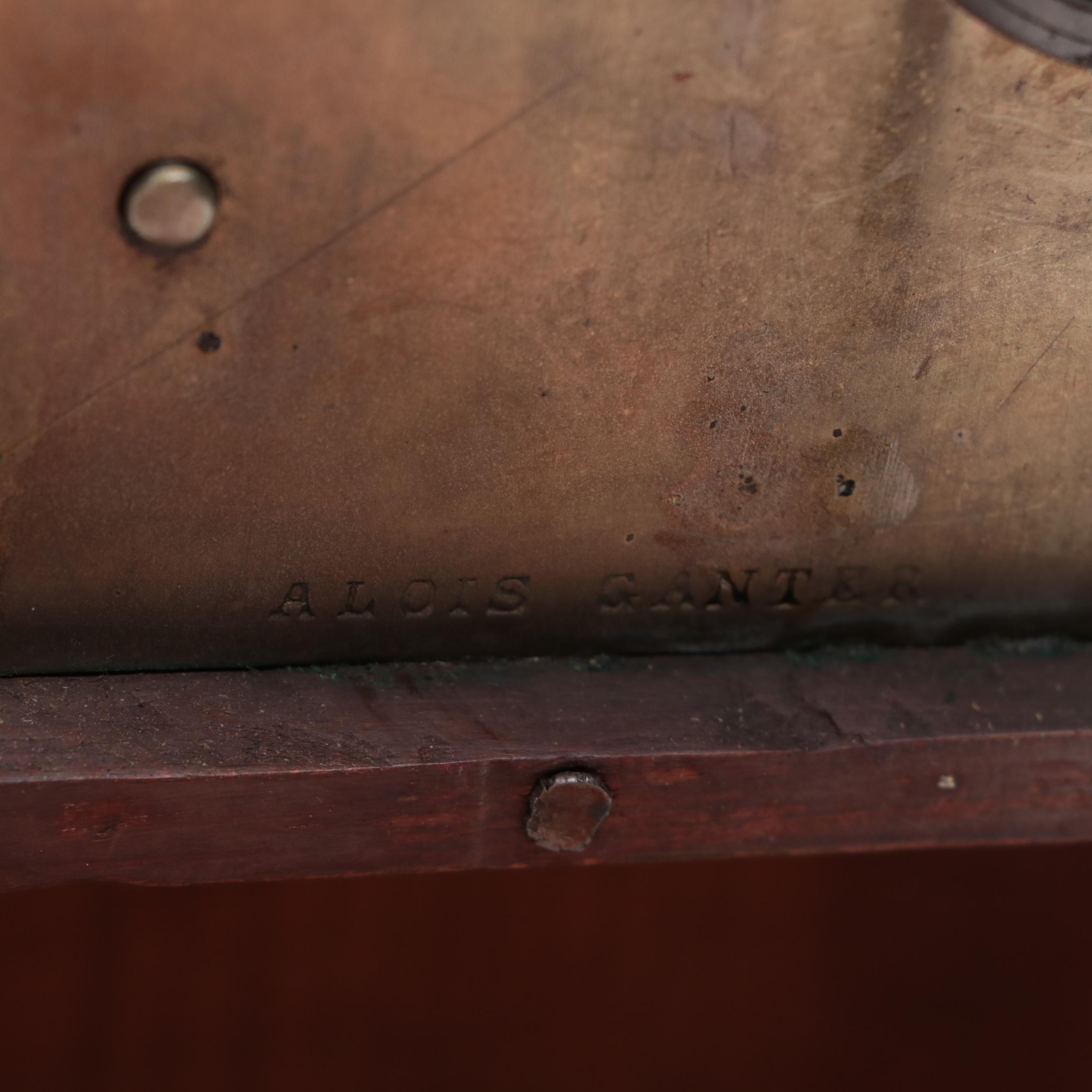 Alois Mayer Burled Veneer Beehive Clock, Early 20th Century