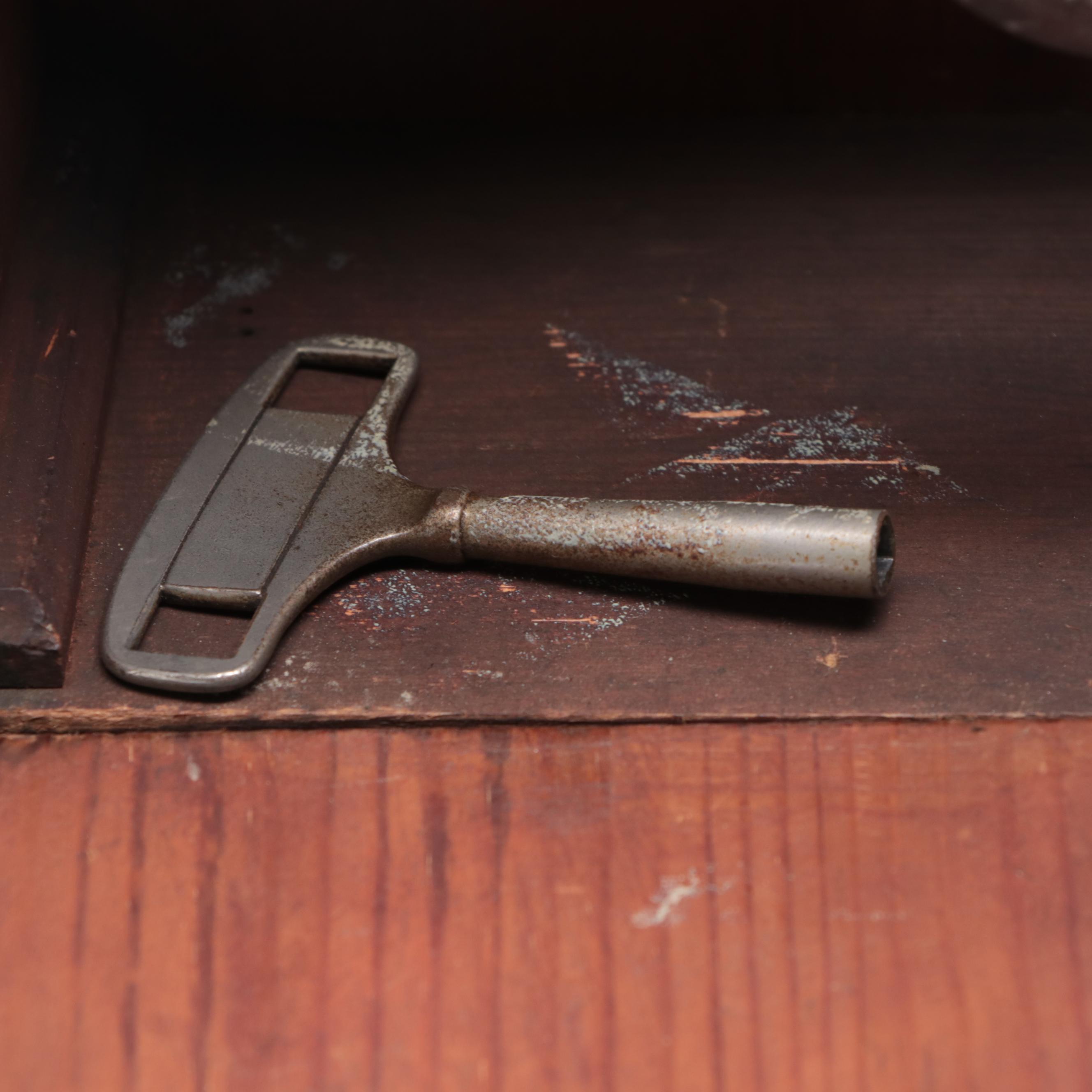 Alois Mayer Burled Veneer Beehive Clock, Early 20th Century