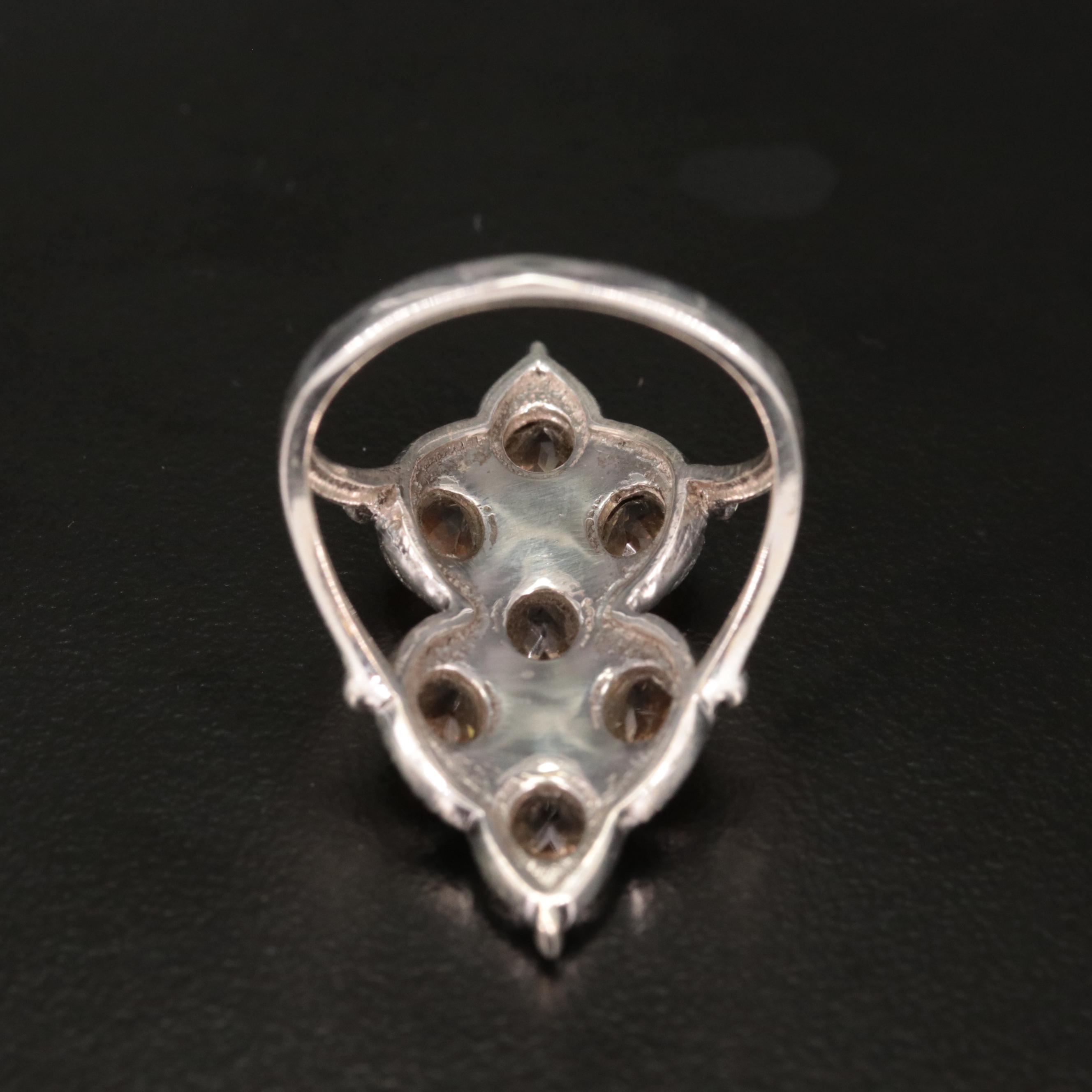 Sterling Citrine Ring