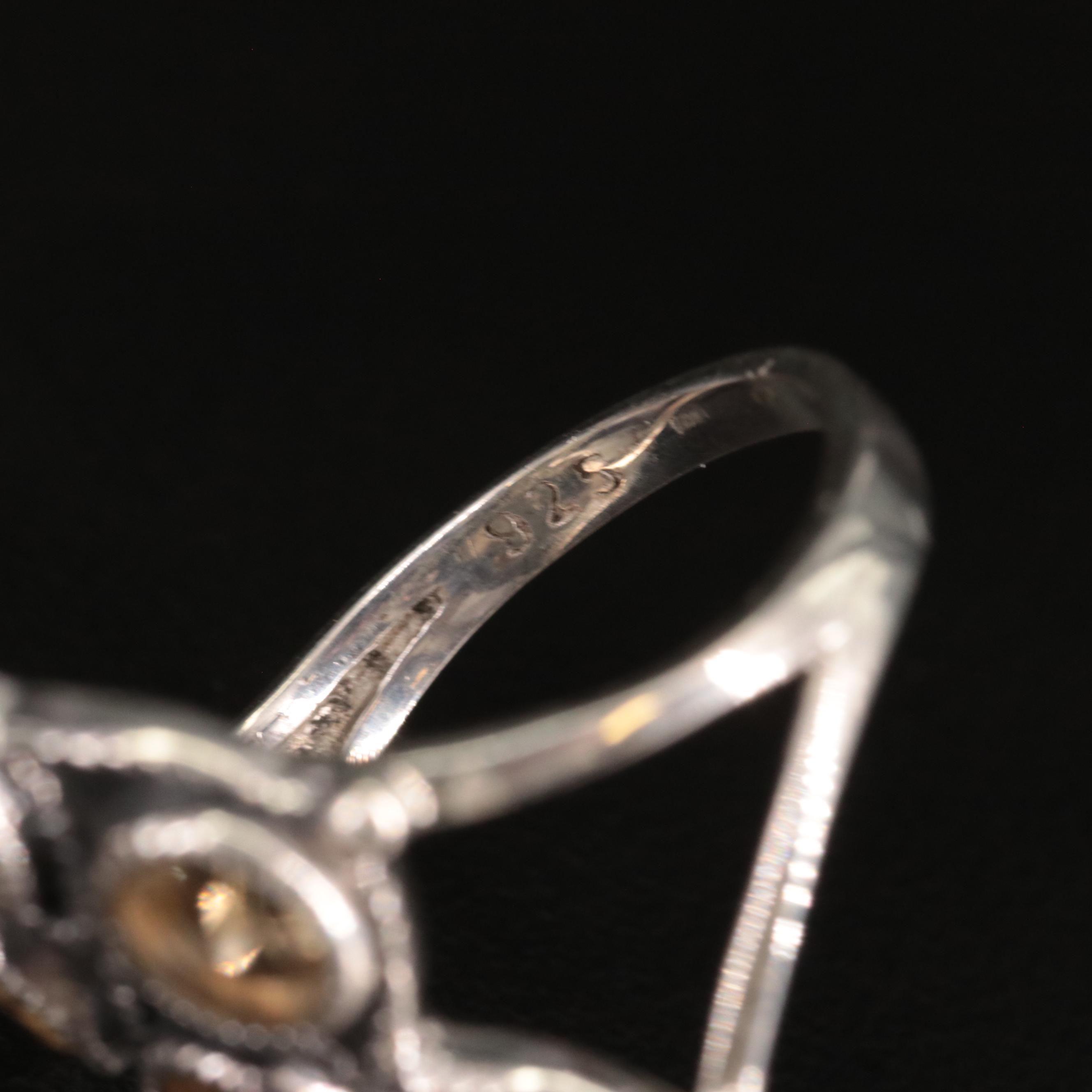 Sterling Citrine Ring