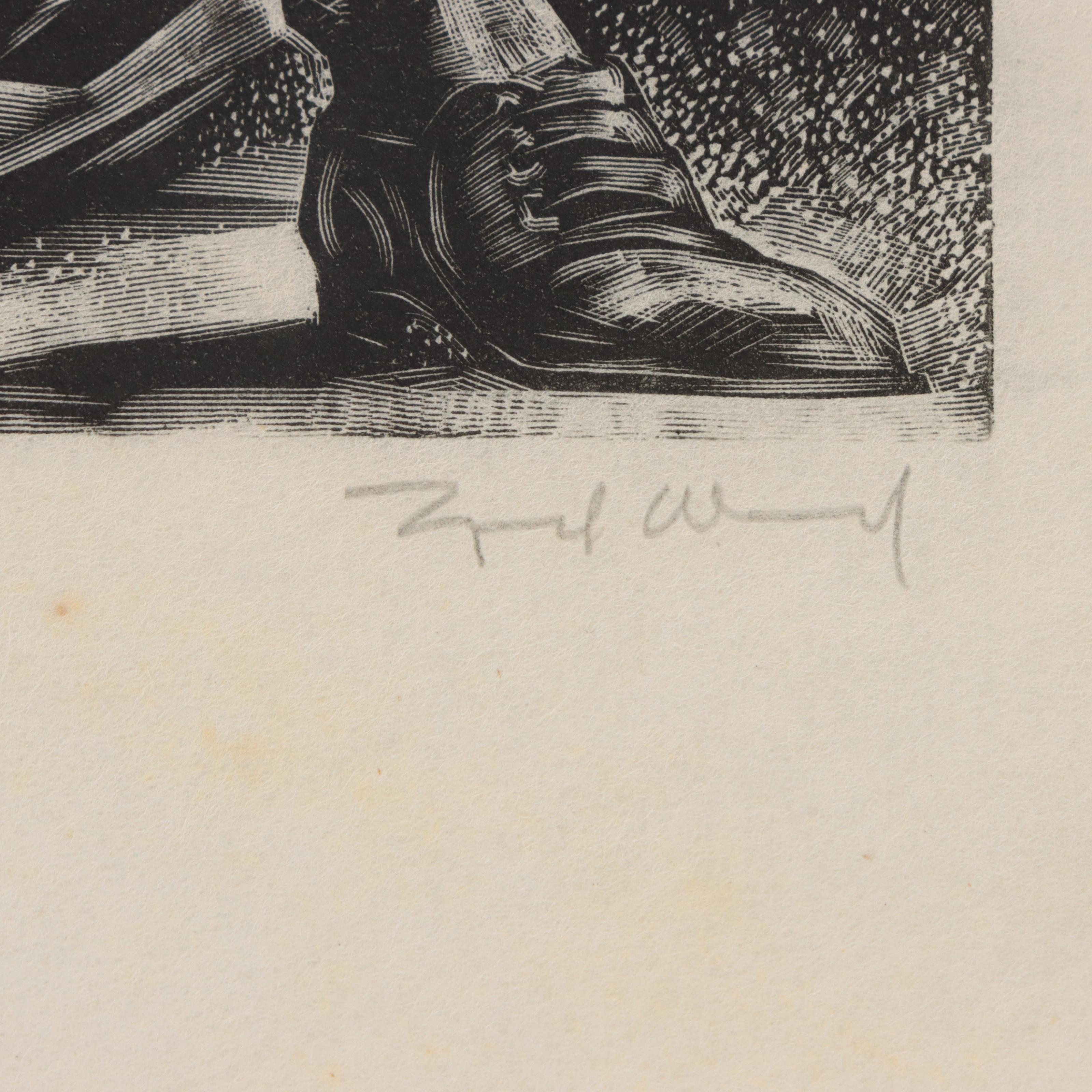 Lynd Ward Figurative Wood Engraving Illustrations