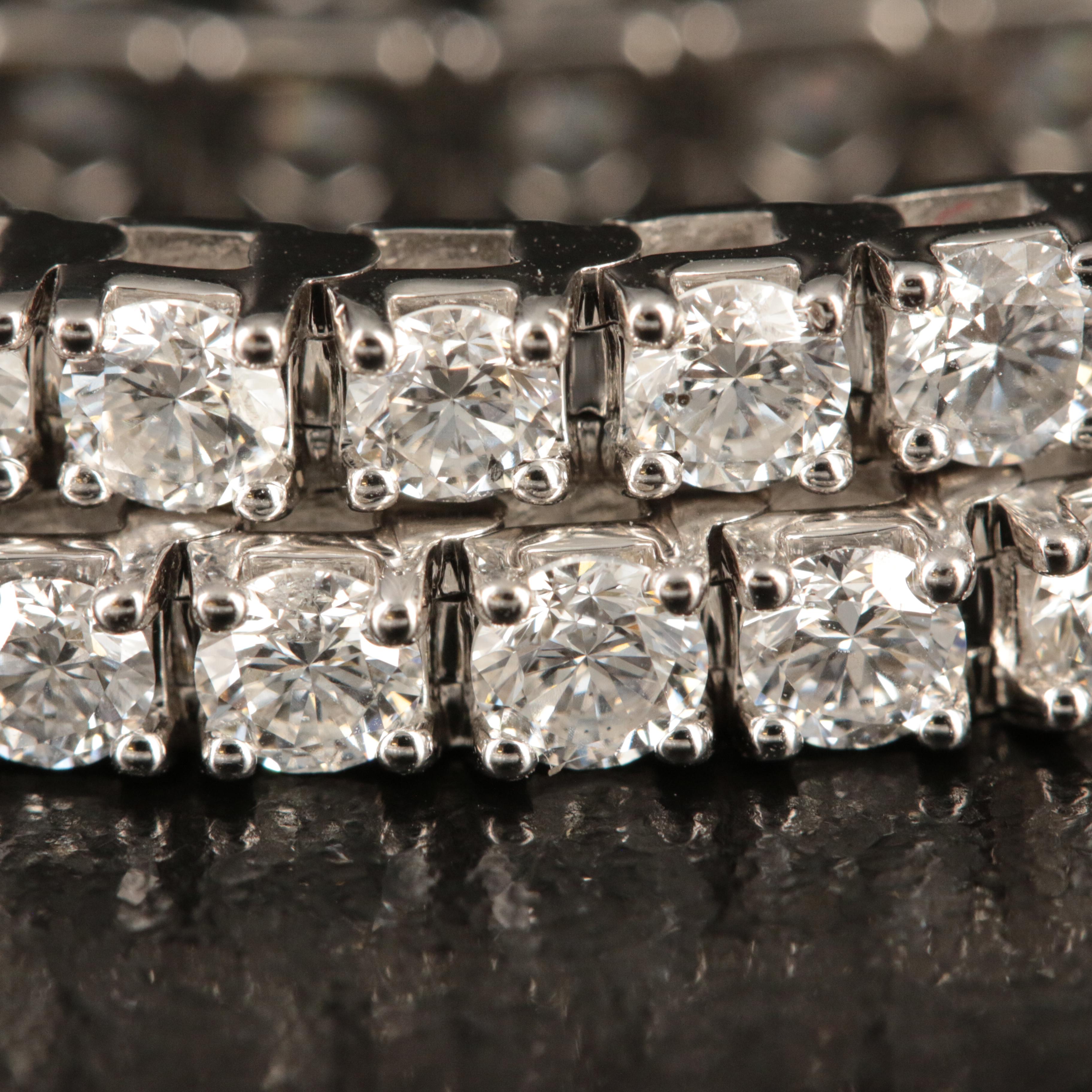 14K 5.90 CTW Lab Grown Diamond Line Bracelet