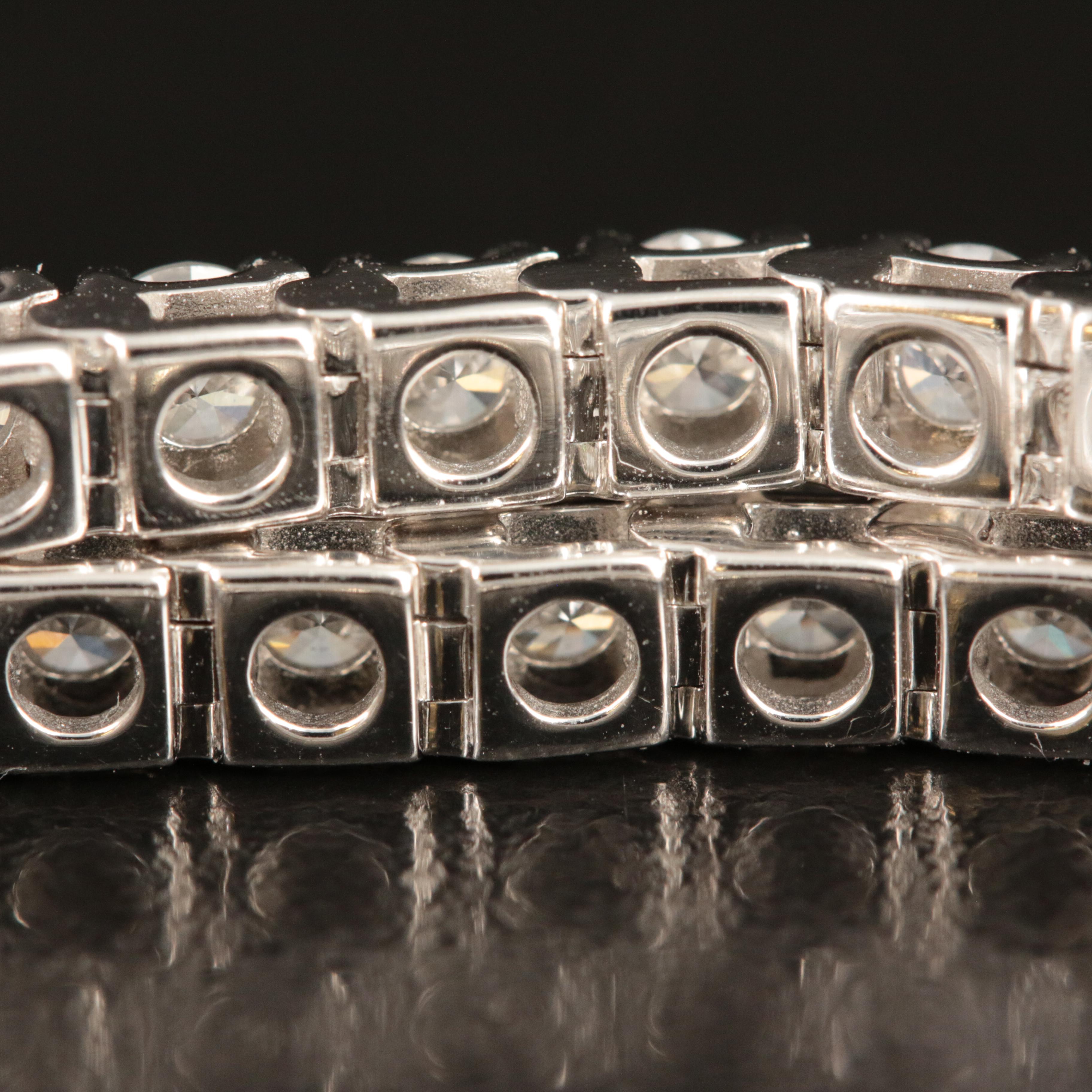 14K 5.90 CTW Lab Grown Diamond Line Bracelet