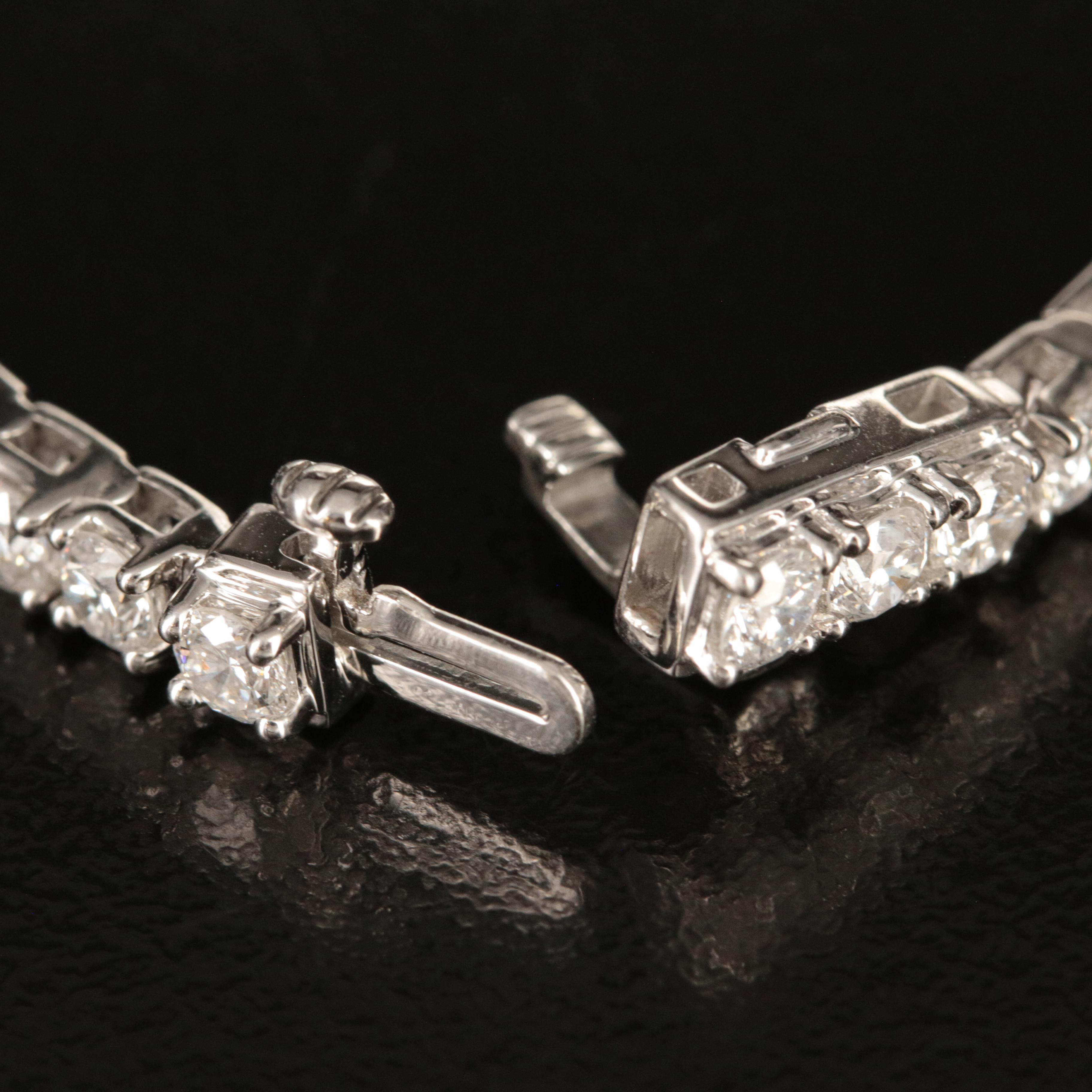 14K 5.90 CTW Lab Grown Diamond Line Bracelet