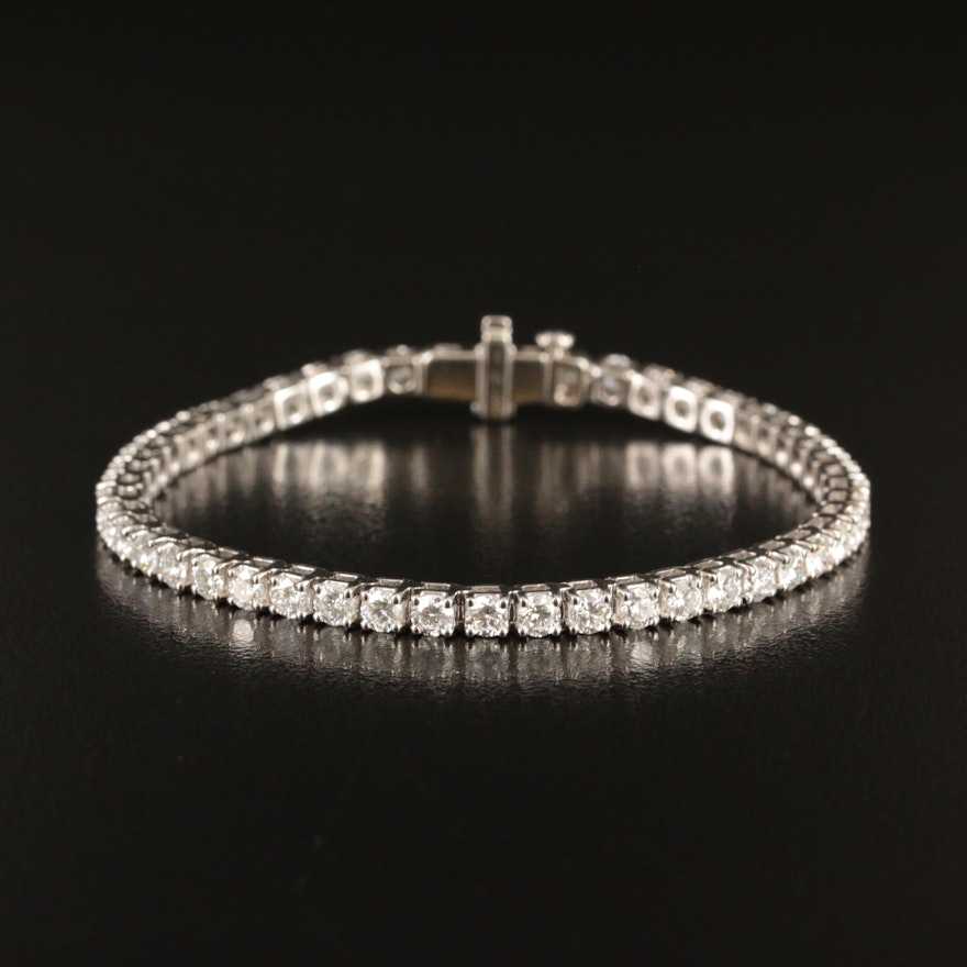 14K 6.00 CTW Lab Grown Diamond Line Bracelet