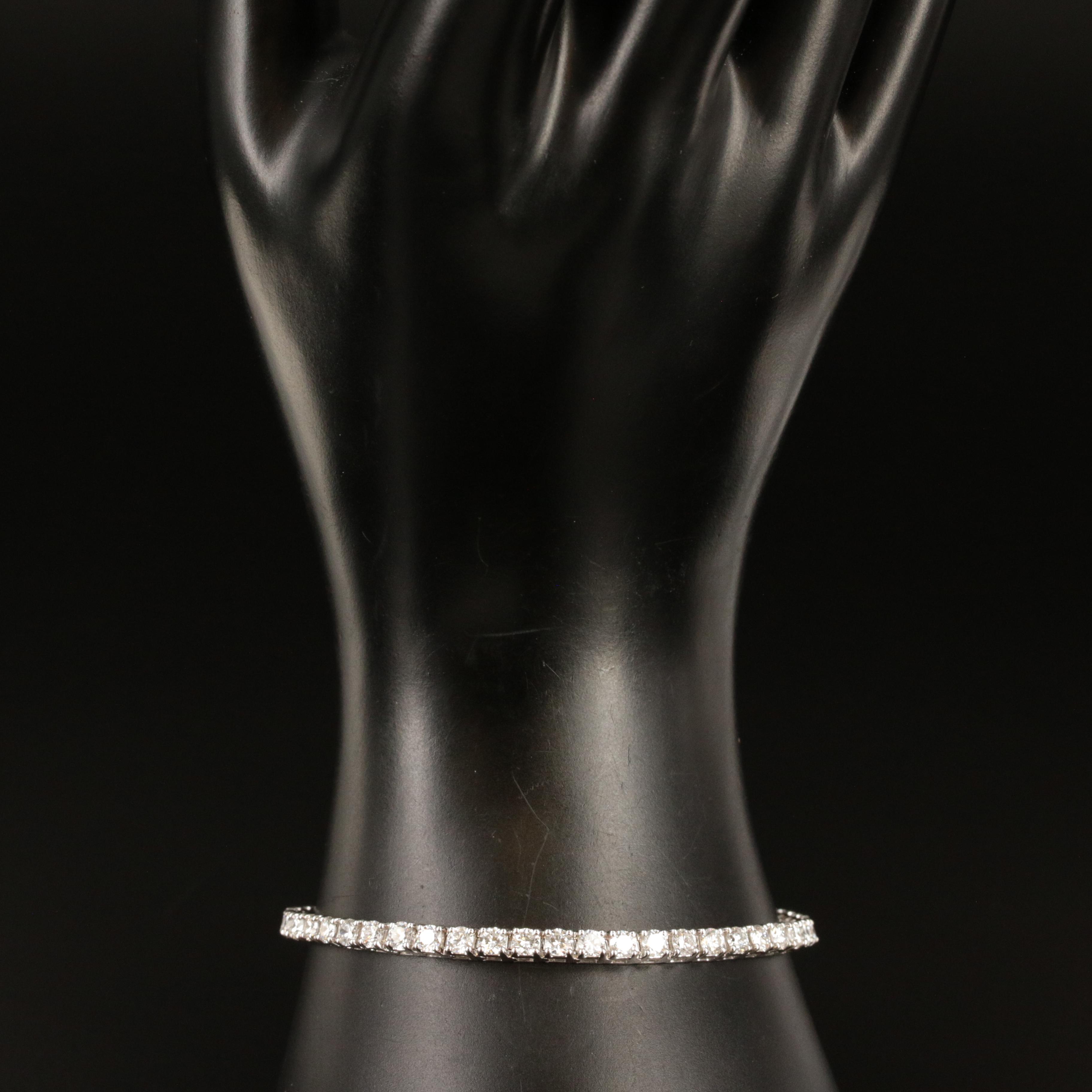 14K 6.00 CTW Lab Grown Diamond Line Bracelet