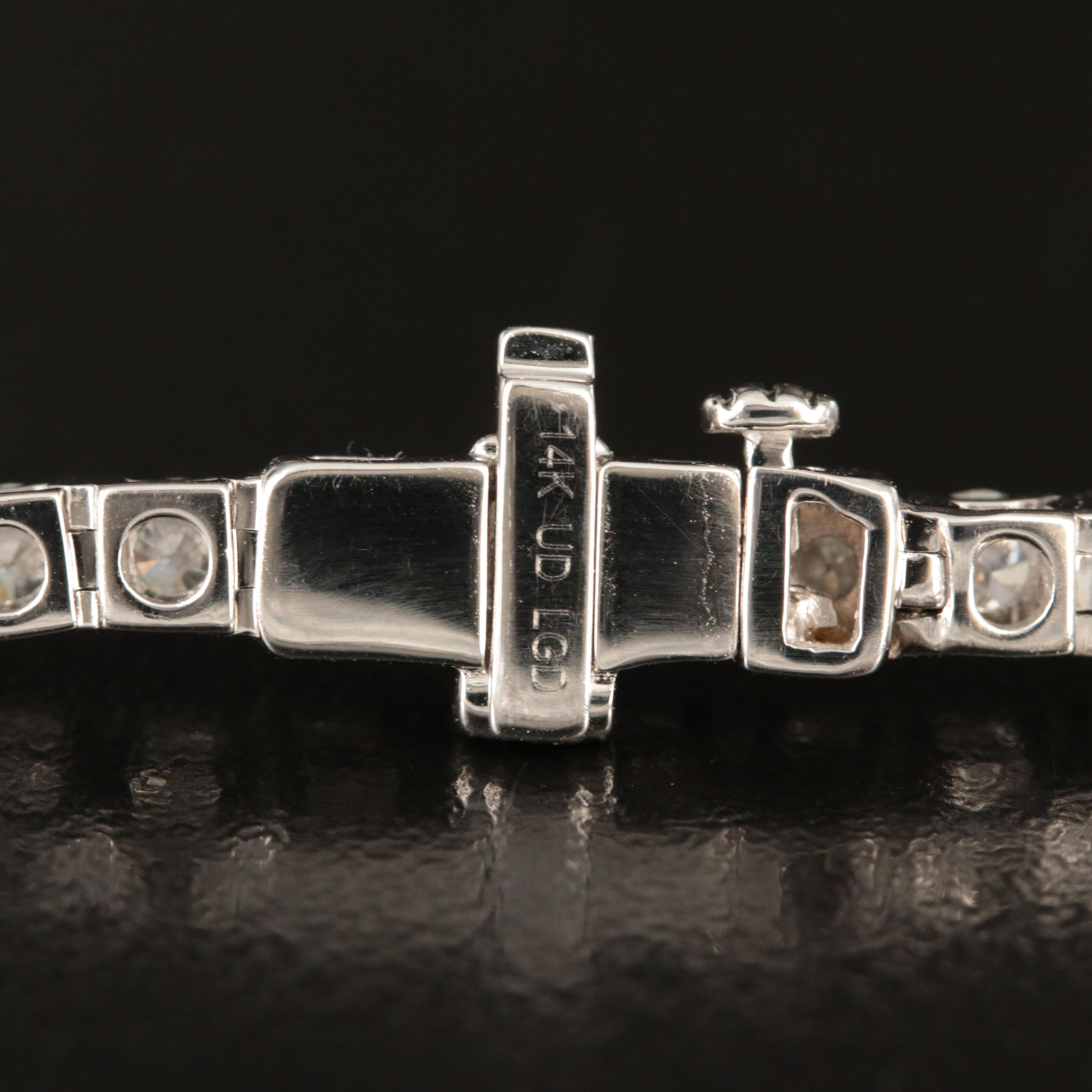 14K 6.00 CTW Lab Grown Diamond Line Bracelet