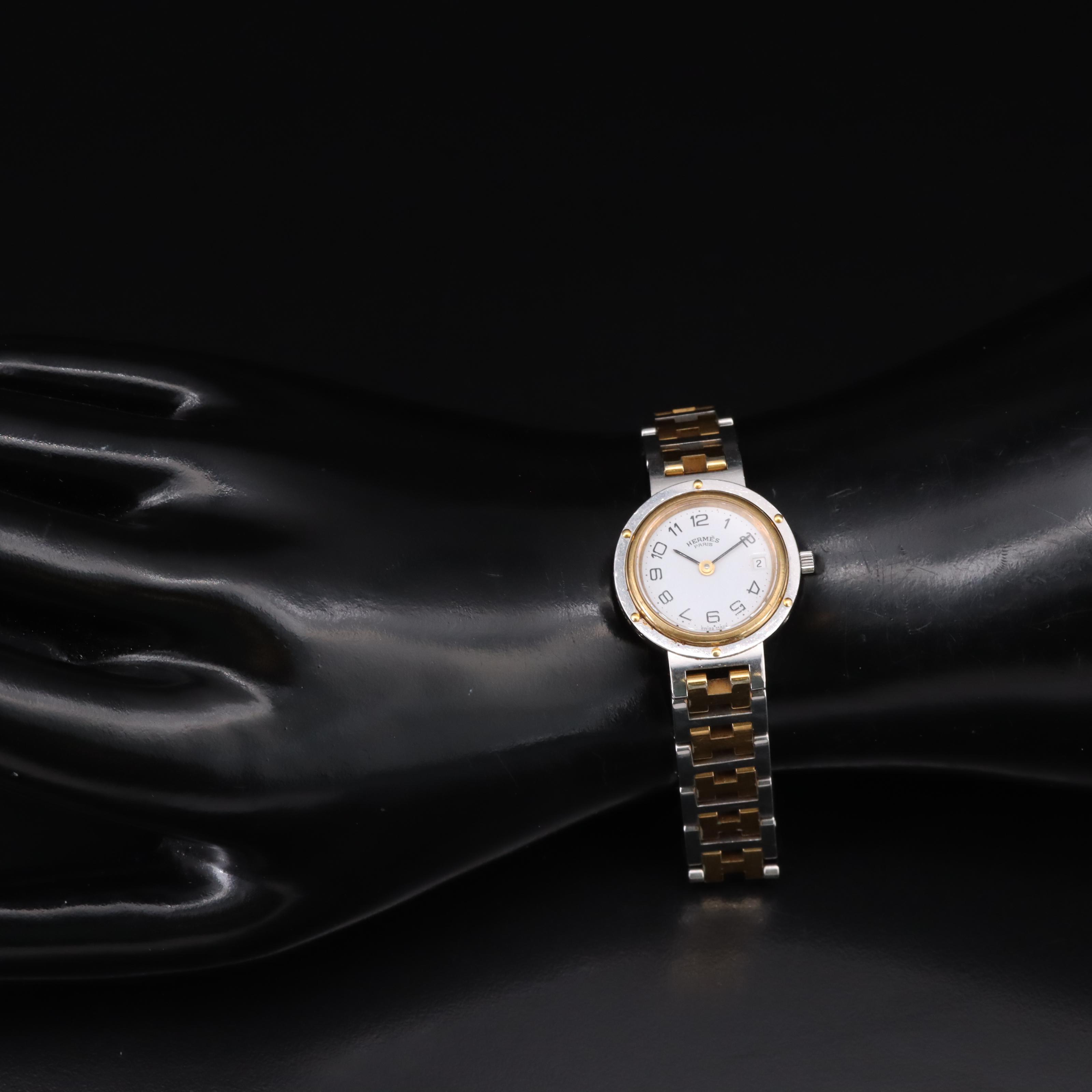 Hermès Paris Clipper Quartz with Date Watch