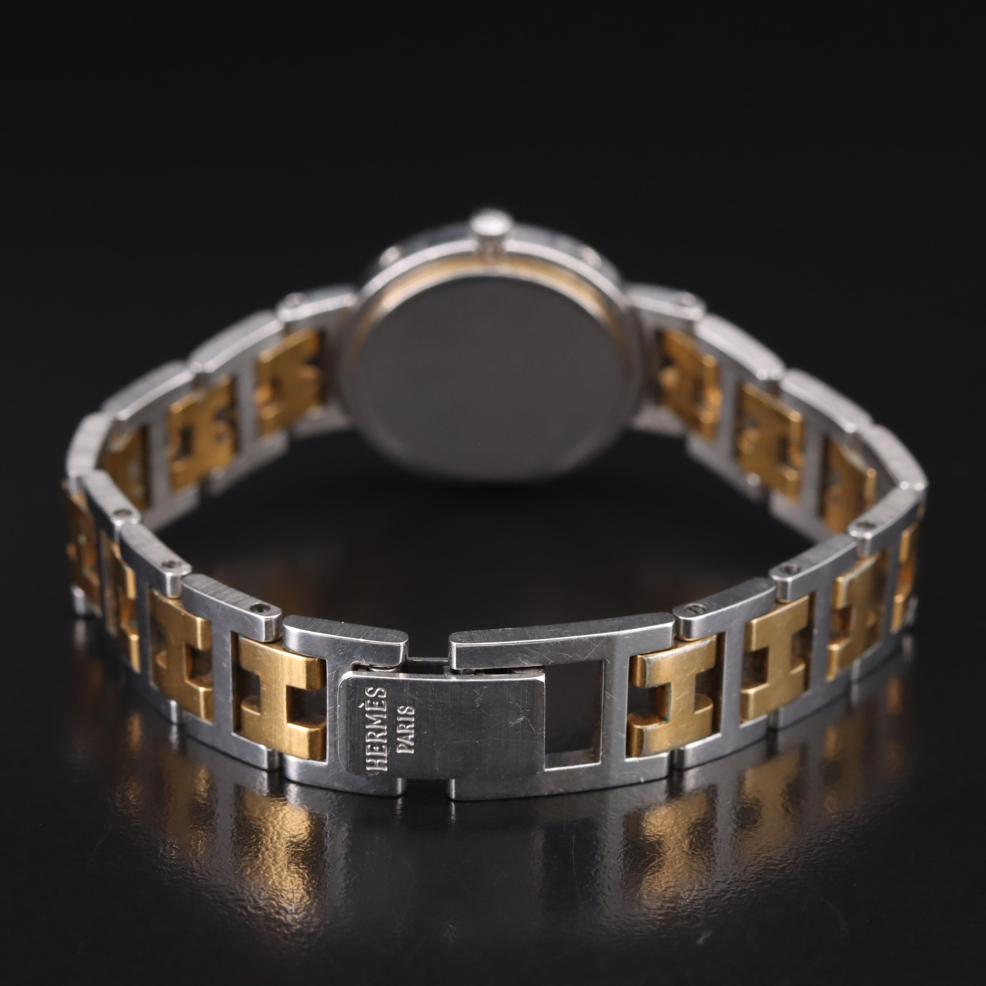 Hermès Paris Clipper Quartz with Date Watch