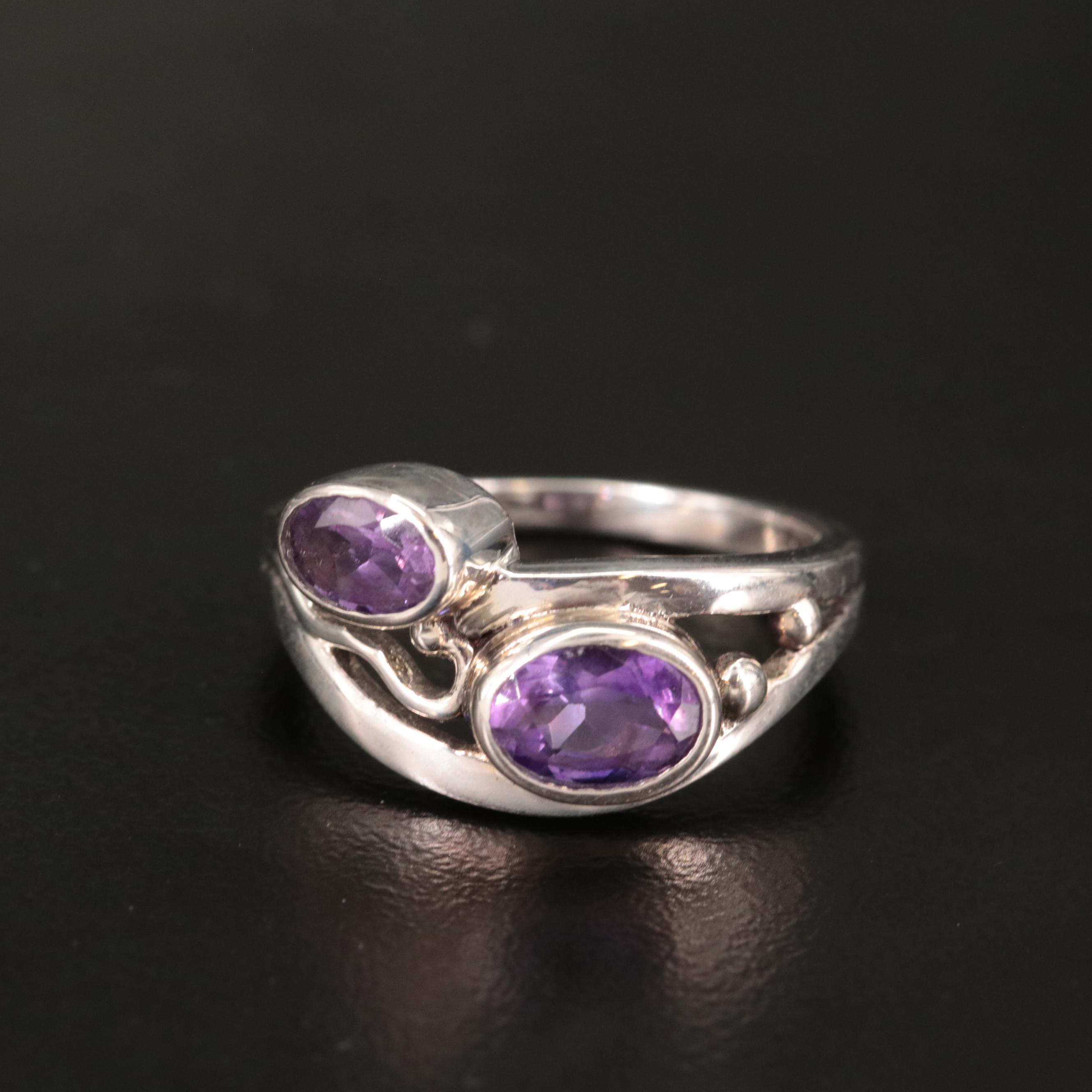 Sterling Amethyst Ring