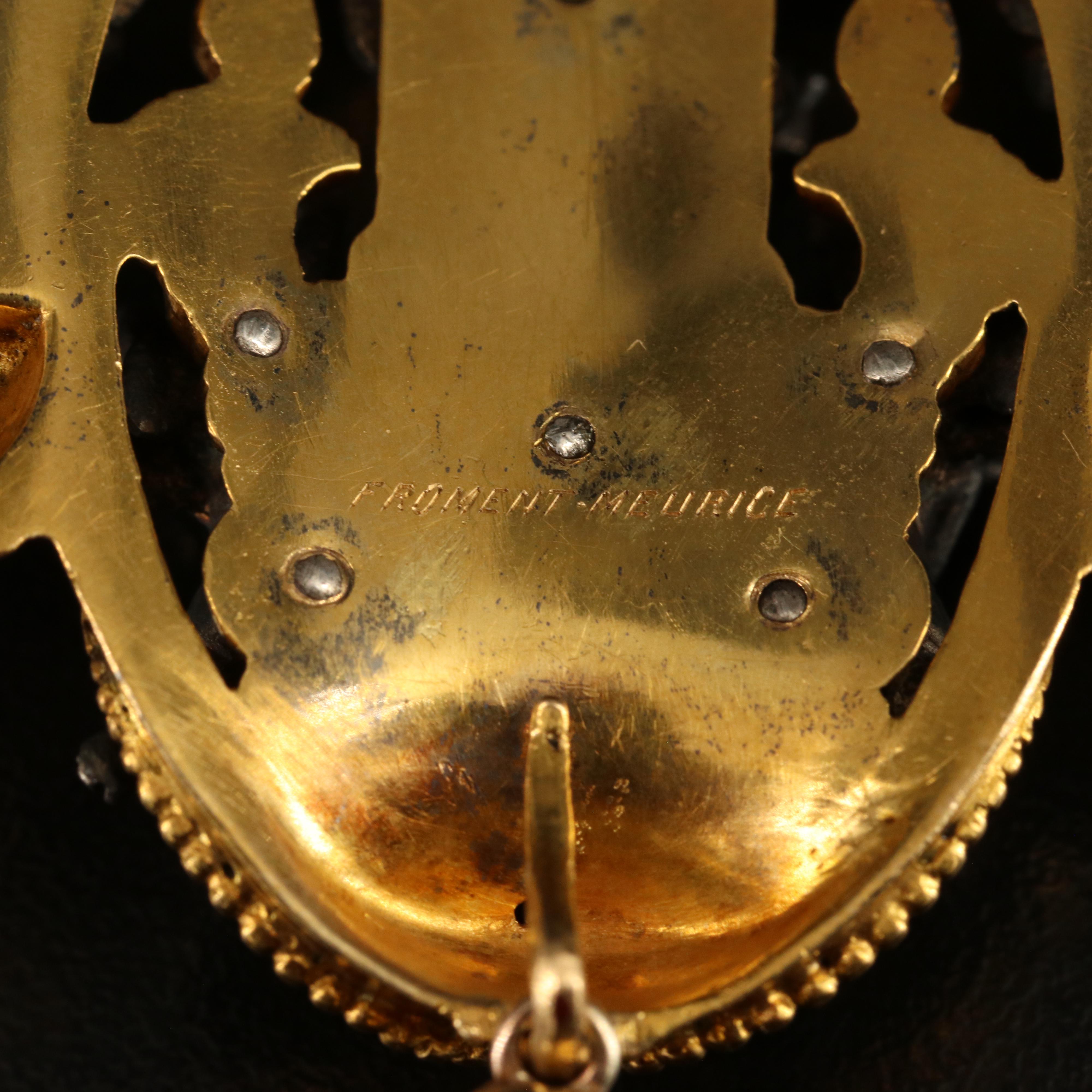 Froment-Meurice "L'Harmonie" Renaissance Revival Pendant Necklace, C. 1847