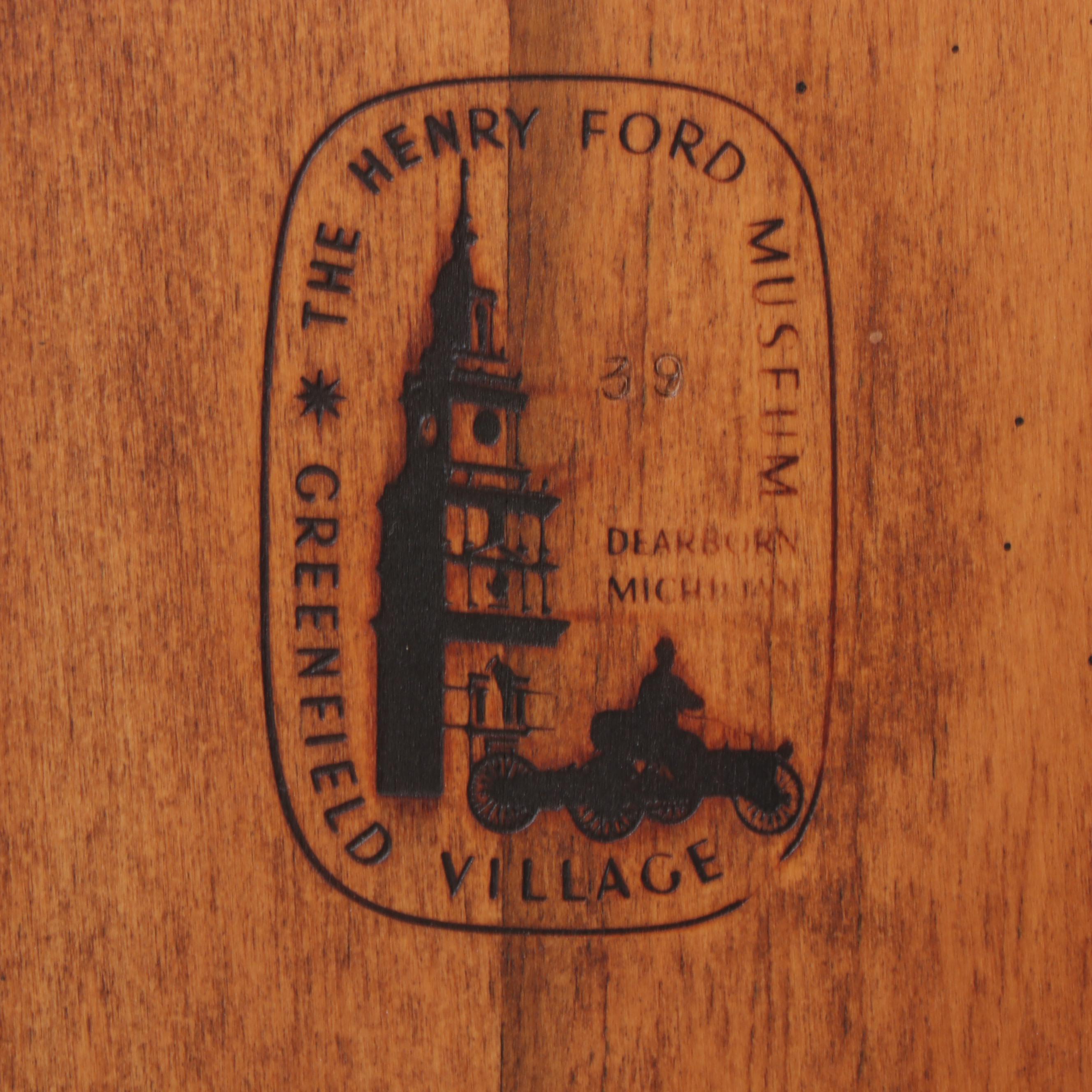 Colonial Clock Co. Tiger Maple Thomas Jackson Preston Reproduction Clock