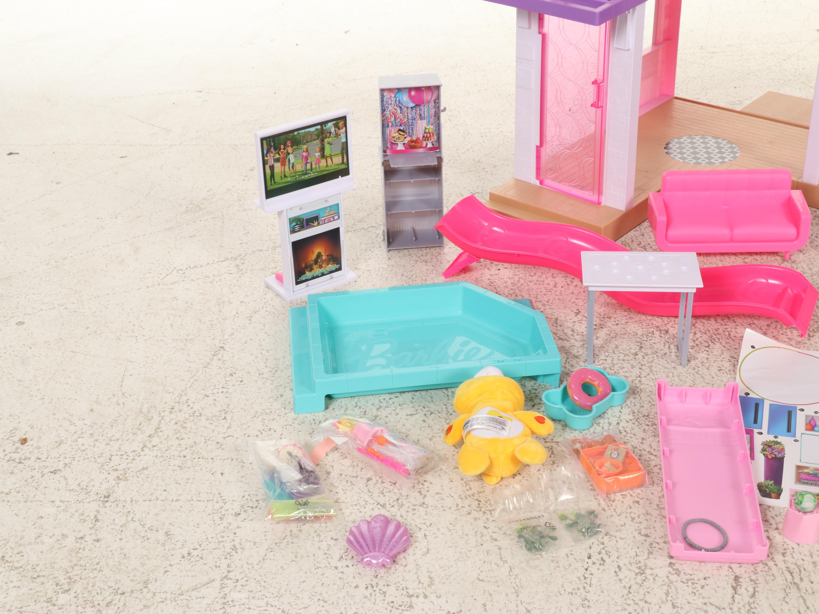 Barbie Dreamhouse Playset With Accessories