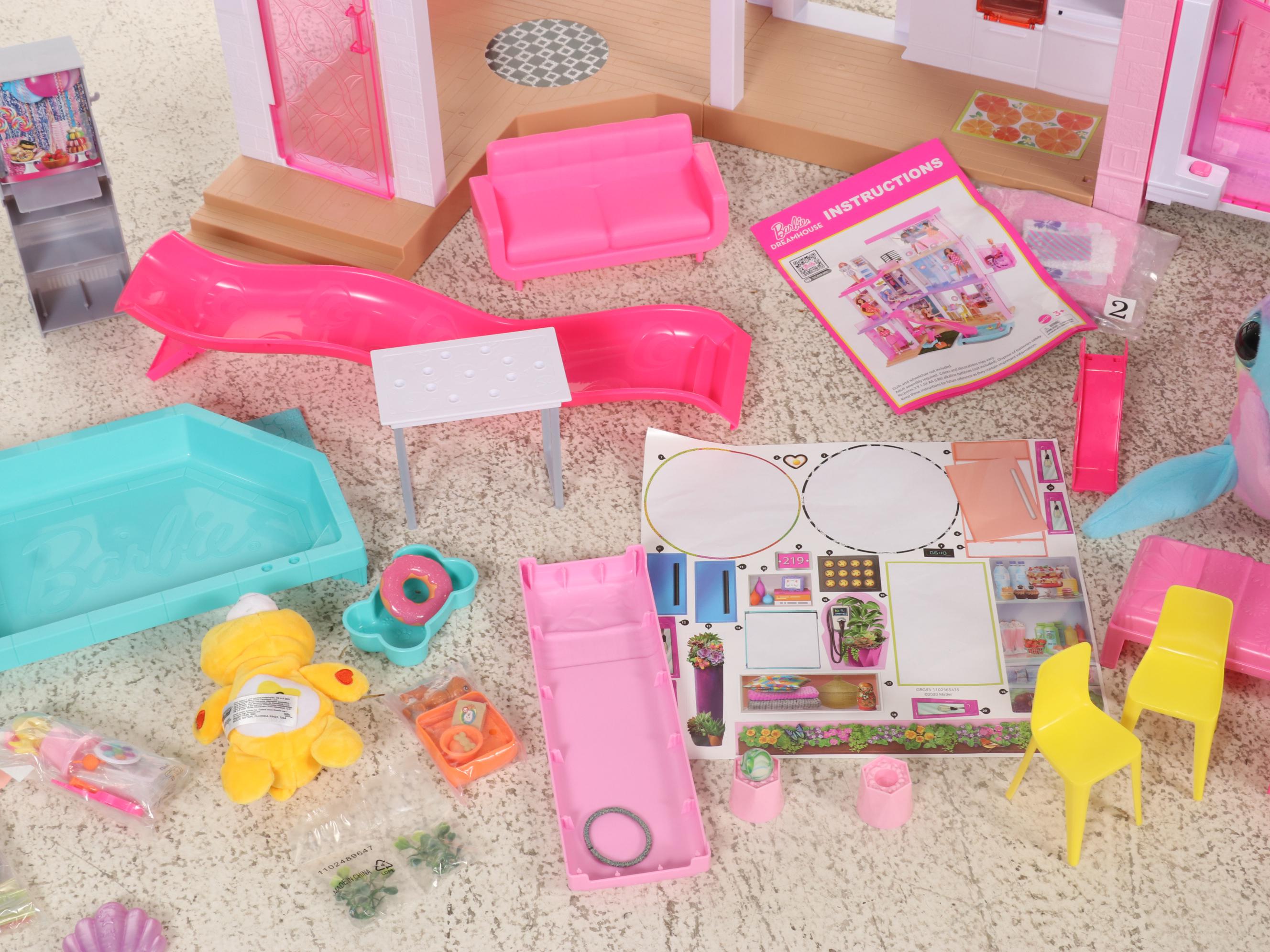 Barbie Dreamhouse Playset With Accessories