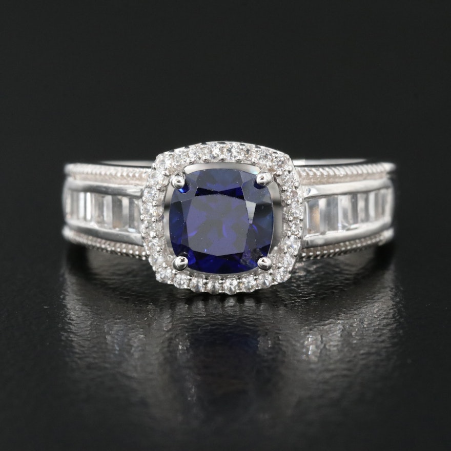 Sterling Sapphire Ring