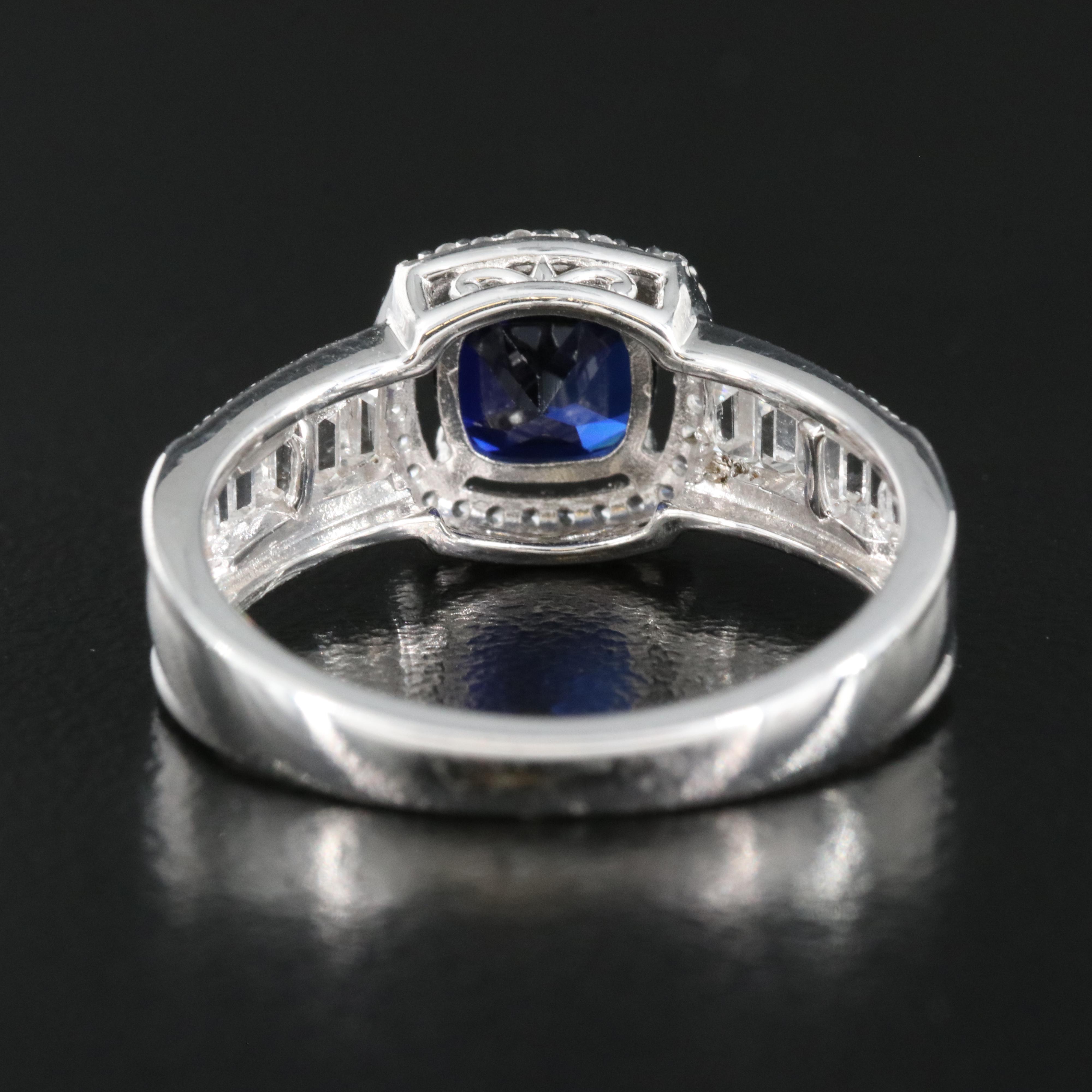 Sterling Sapphire Ring