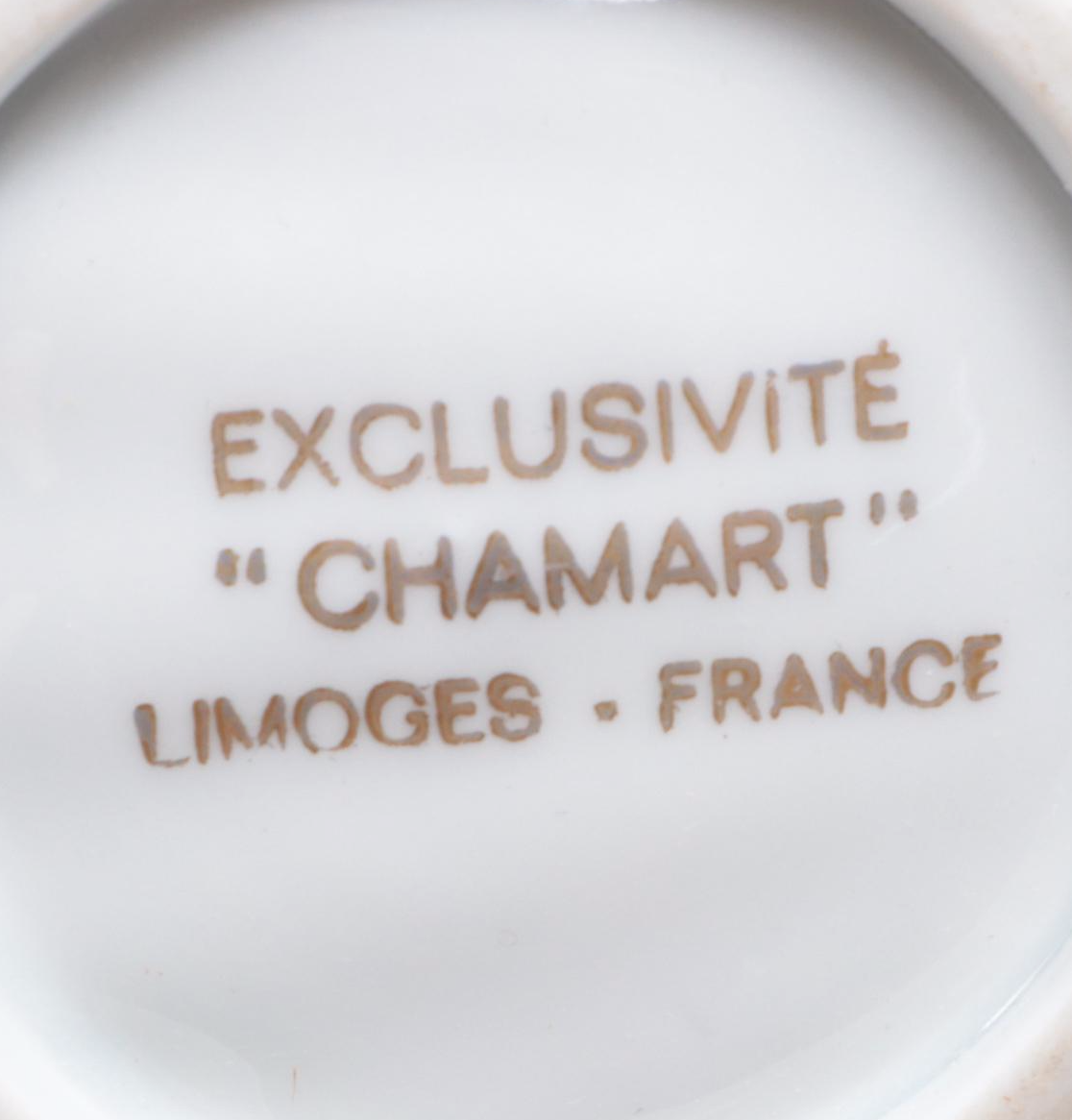 Victorian Moriage Accented Jar with Silver Plate Sugar Bowl and Other Tableware