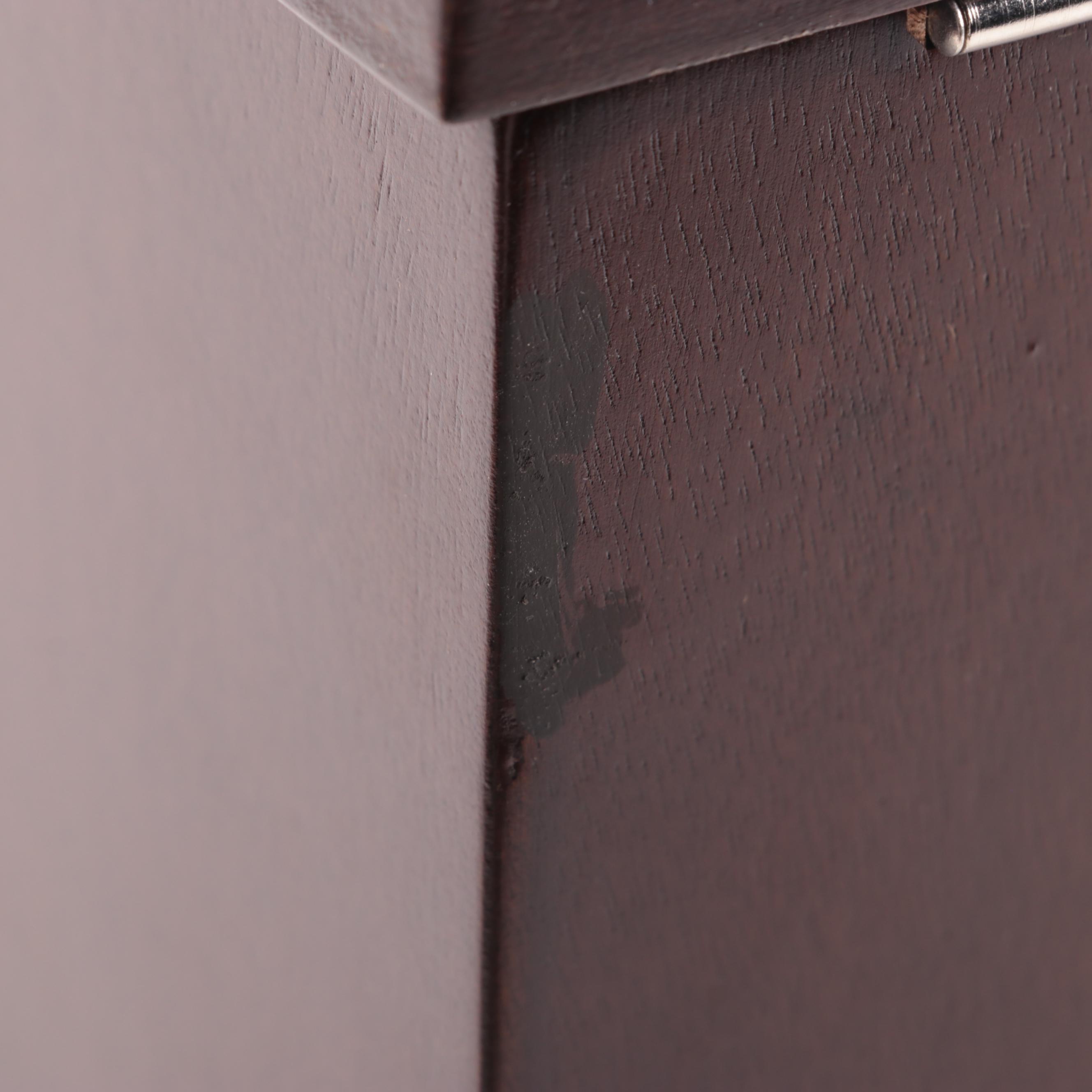 Contemporary Cherry Finished Wooden Jewelry Boxes