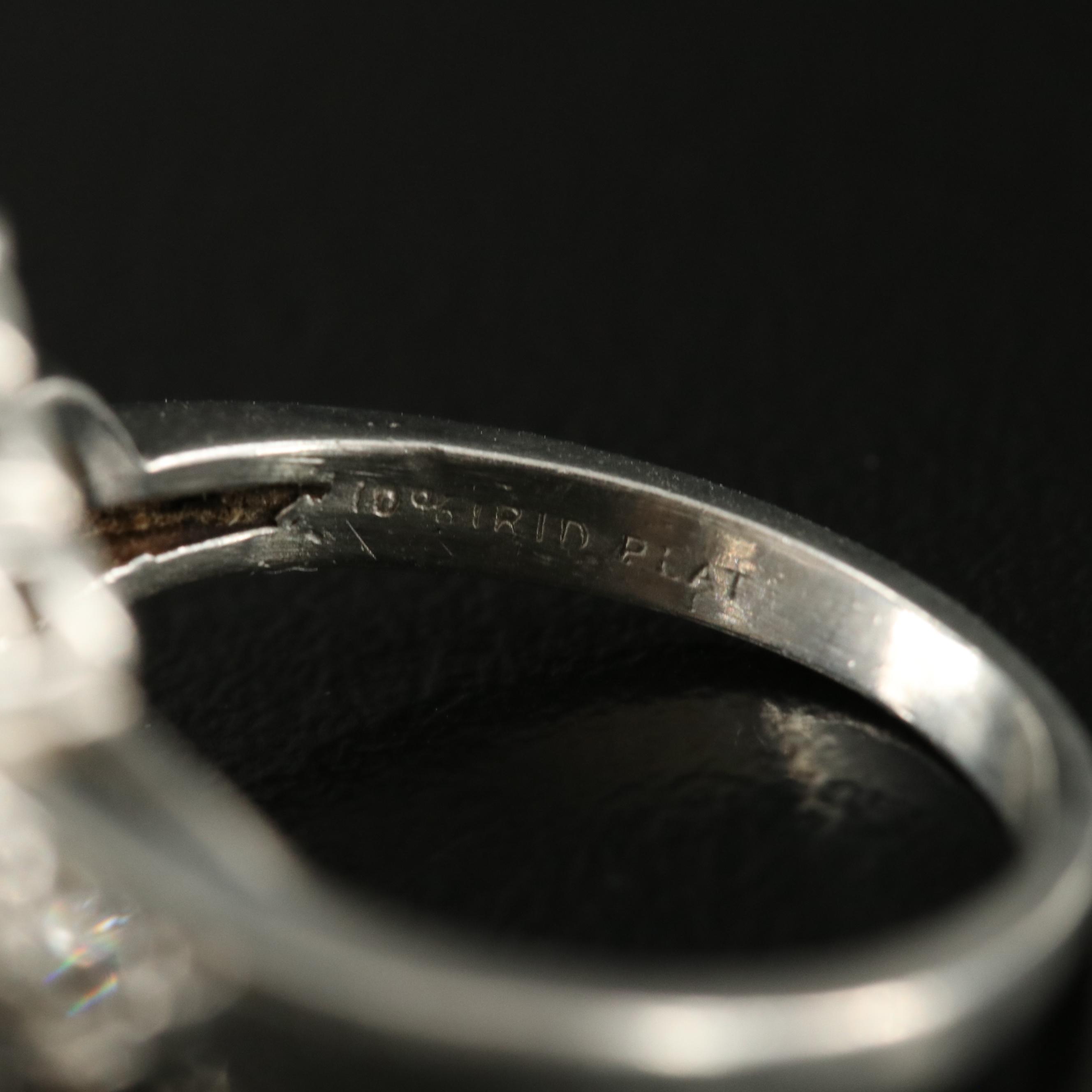 Platinum 2.47 CTW Diamond Bypass Ring