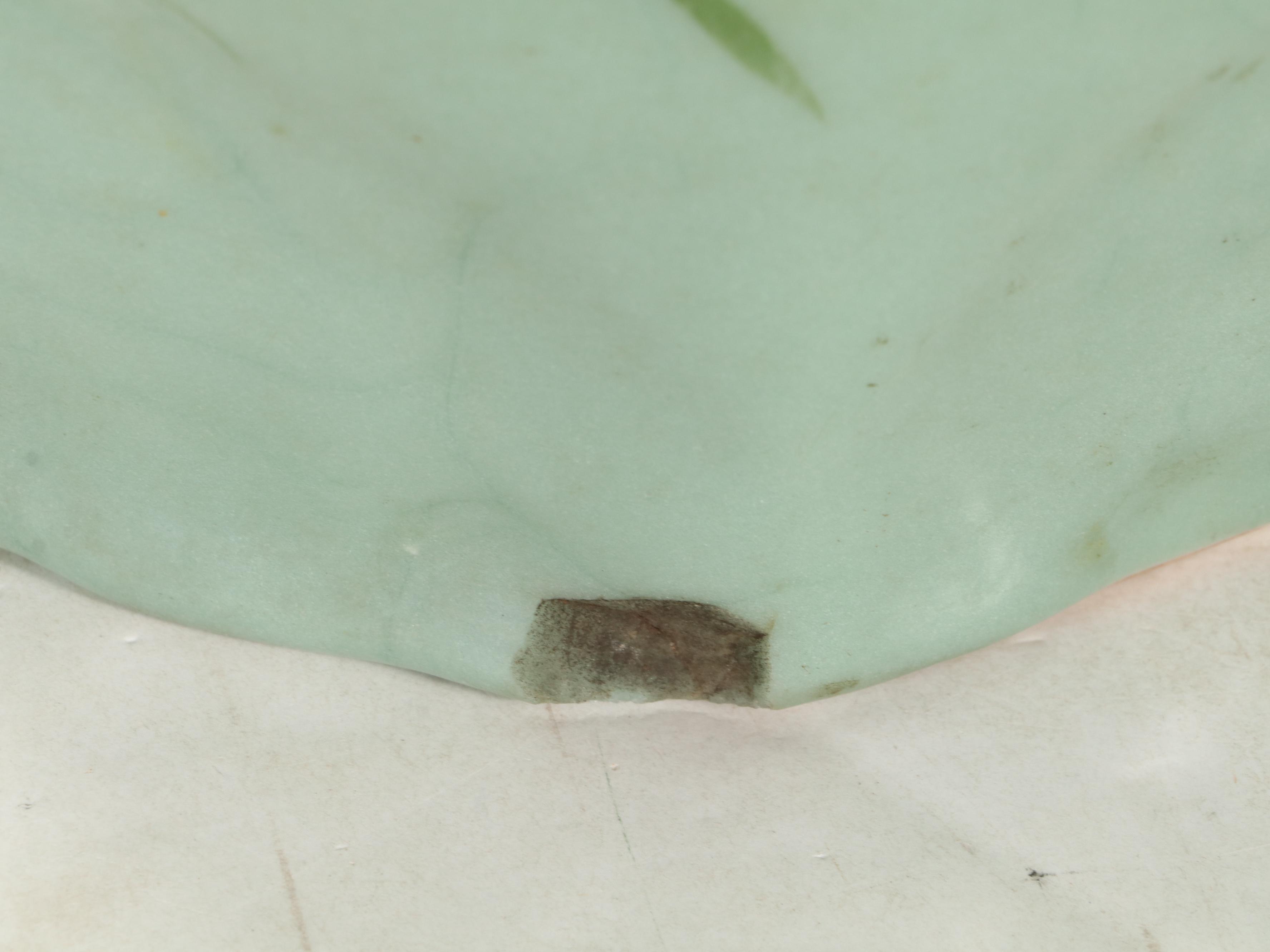 Pair of Famille Verte Applied Enamel Porcelain Garden Stools