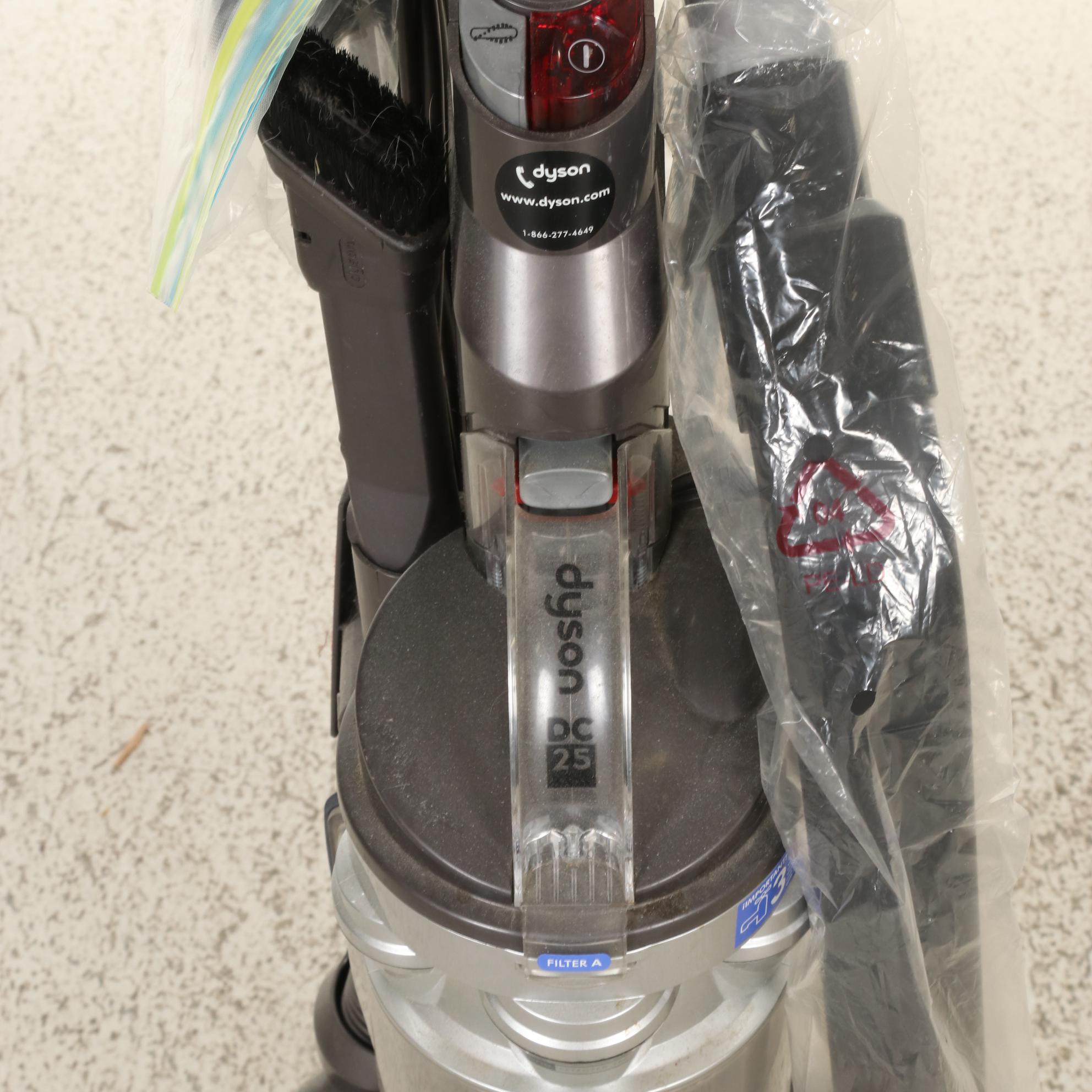 Dyson DC25 Vacuum With Shark Scrubbing Floor Cleaner