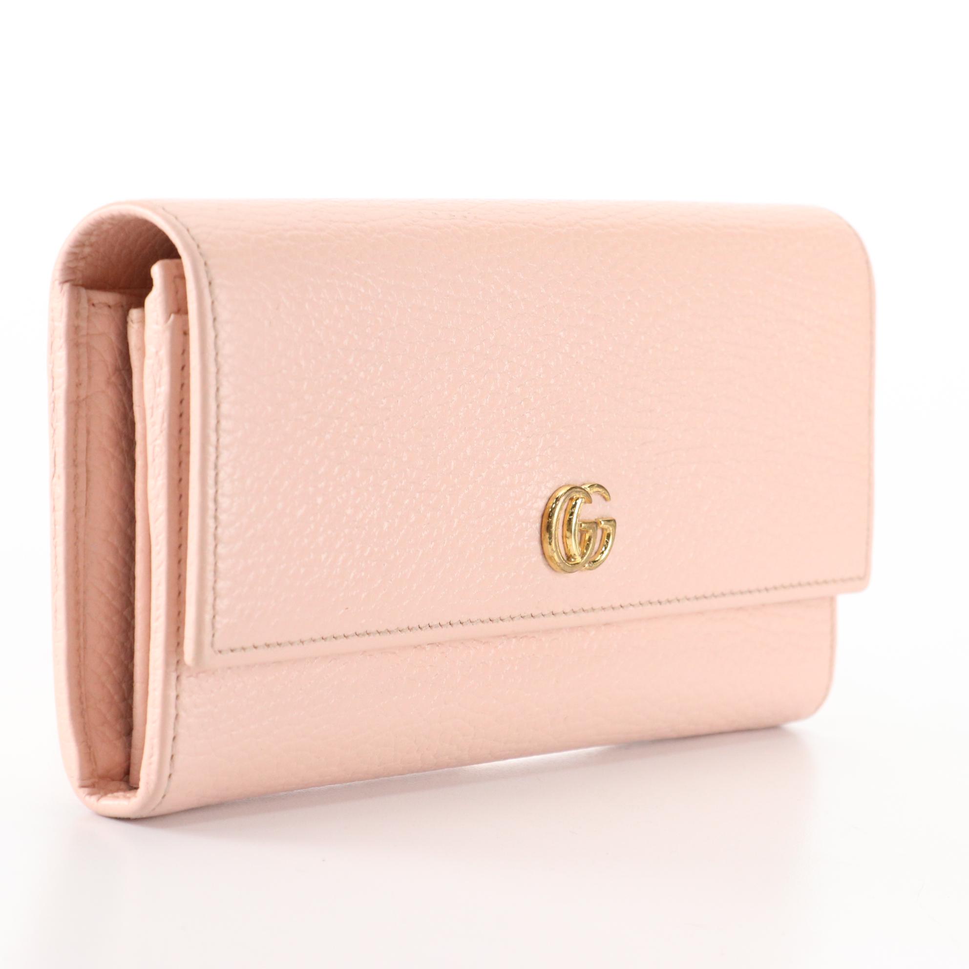 Gucci Grained Leather Continental Wallet